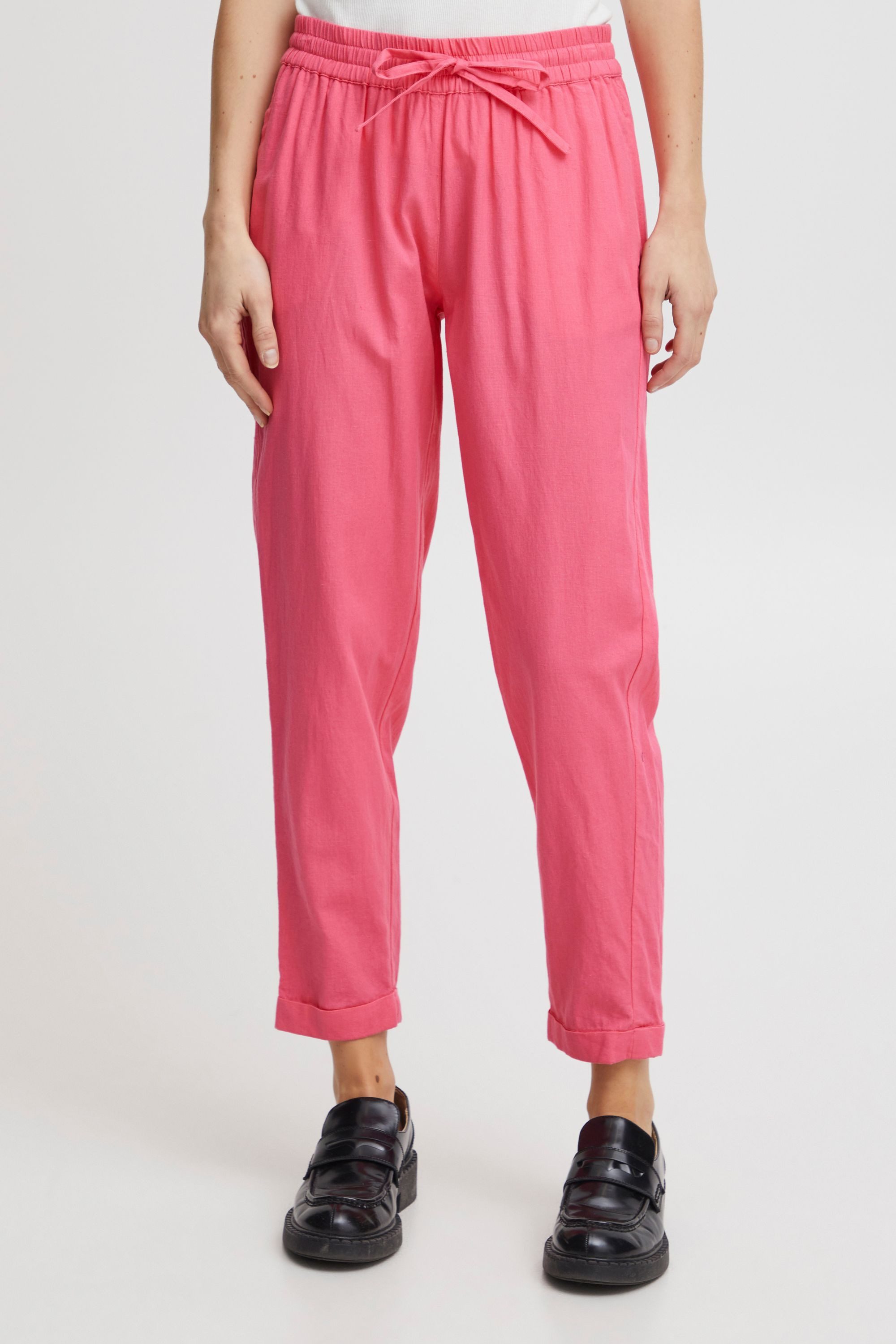 fransa Stoffhose FRMADDIE Stoffhose aus Leinenmix günstig online kaufen