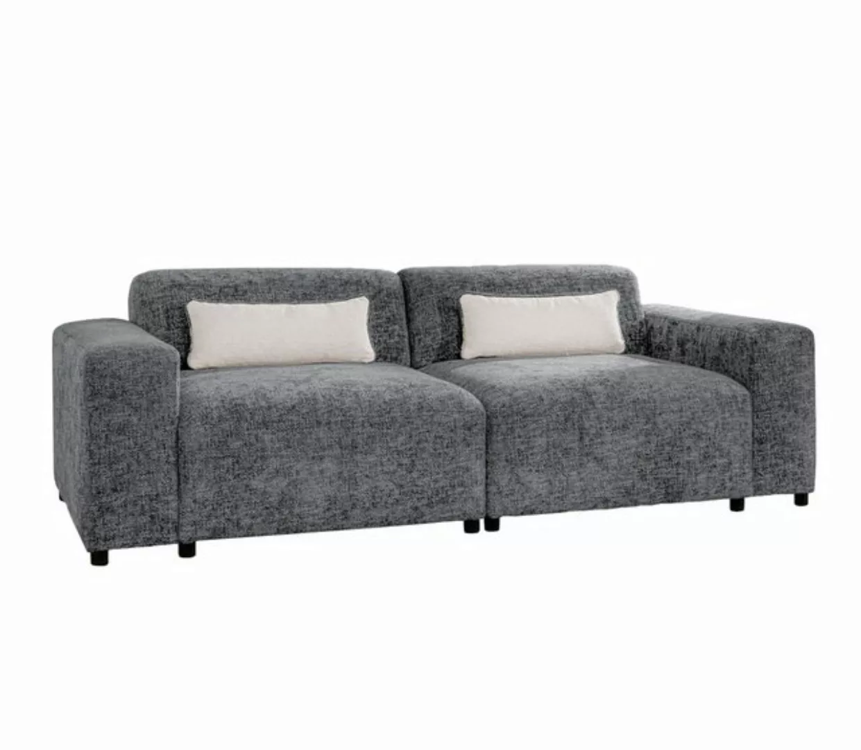 Furnix Sofa ROLIA 2-Sitzer Polstercouch für zwei Personen mit Zierkissen, M günstig online kaufen