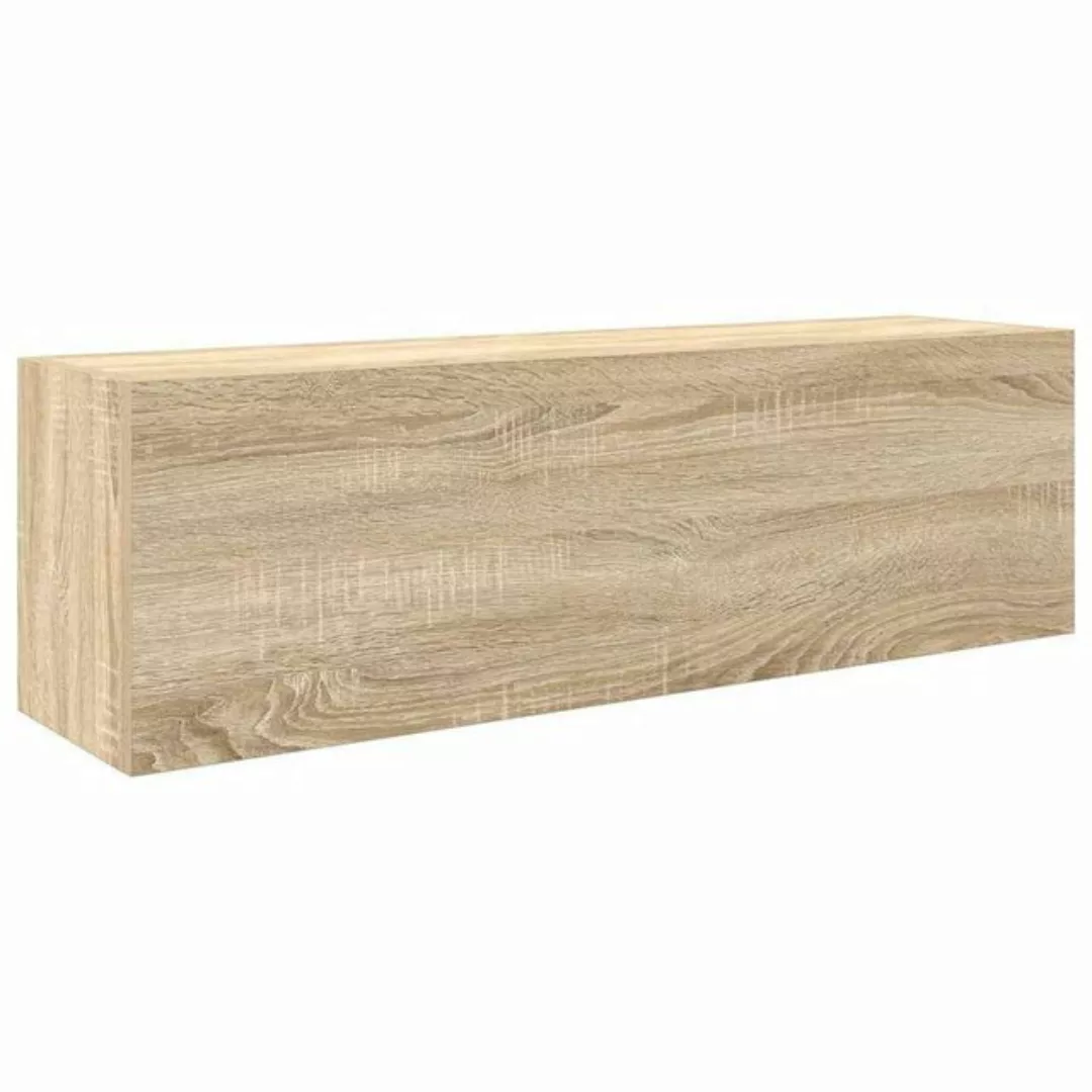 vidaXL Badezimmerspiegelschrank Bad-Wandschrank Sonoma-Eiche 100x25x30 cm H günstig online kaufen