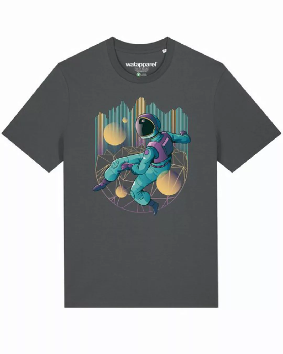 wat? Apparel Print-Shirt Techno Astronaut (1-tlg) günstig online kaufen