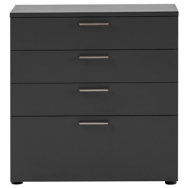 Lomadox Aktenschrank META-80 Büro Schrank Kommode anthrazit 80,2x84,2x41 cm günstig online kaufen