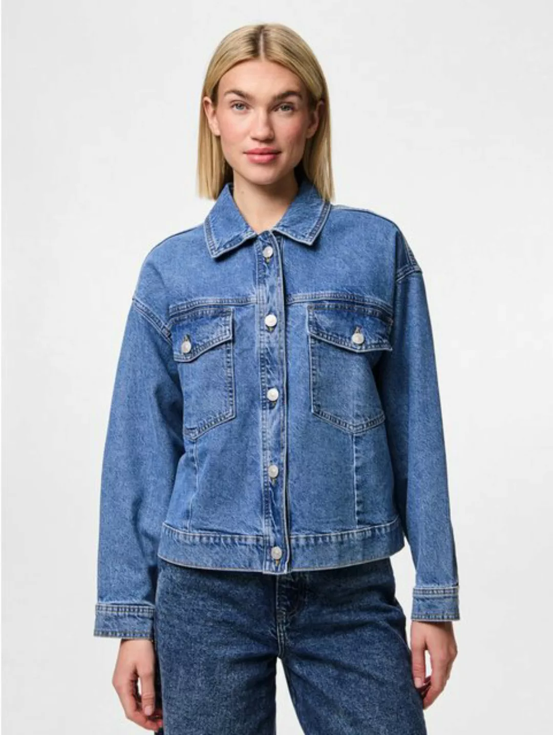 pieces Jeansjacke PCELMA DENIM JACKET NOOS BC günstig online kaufen