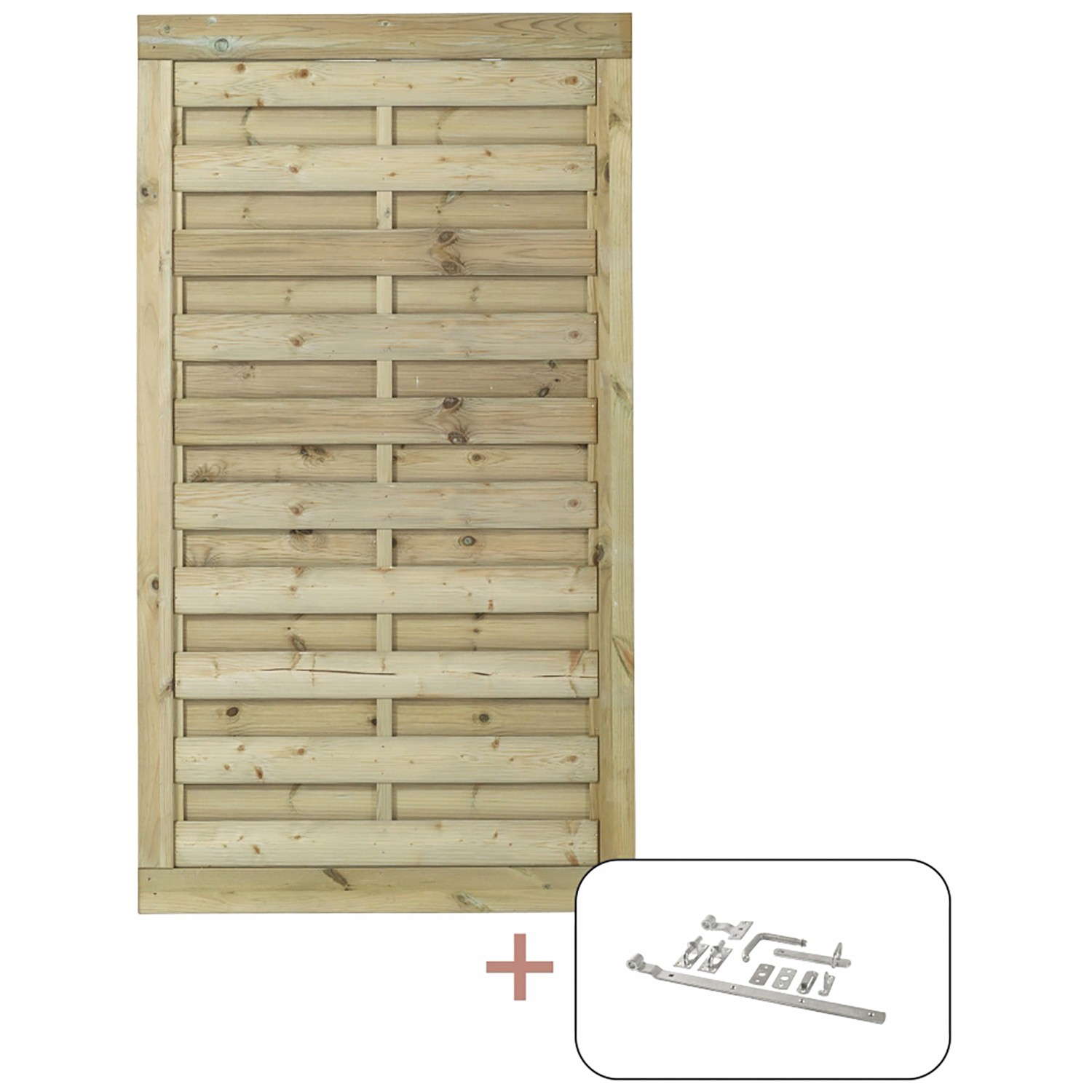 Plus Holz Einzeltor Bergen Nadelholz druckimprägniert 100 cm x 180 cm günstig online kaufen