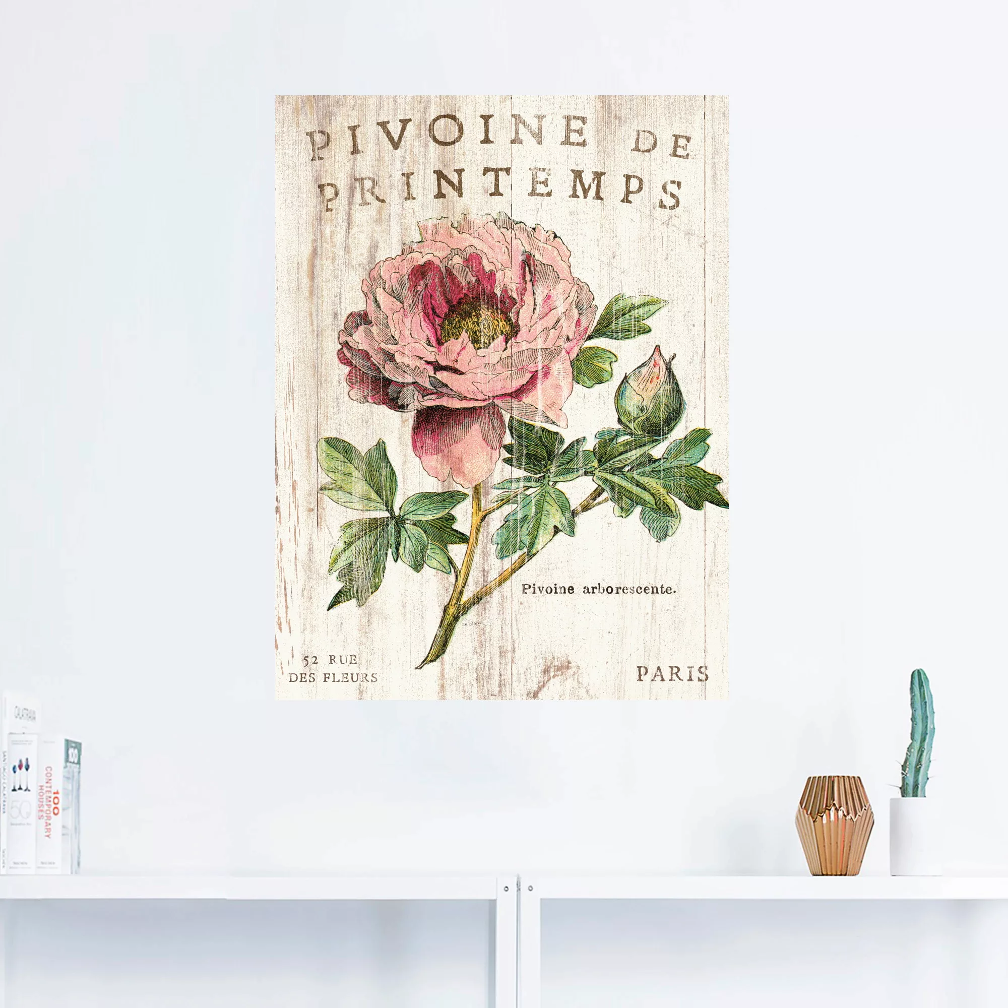 Artland Wandbild "Pfingstrose", Blumen, (1 St.), als Leinwandbild, Poster, günstig online kaufen