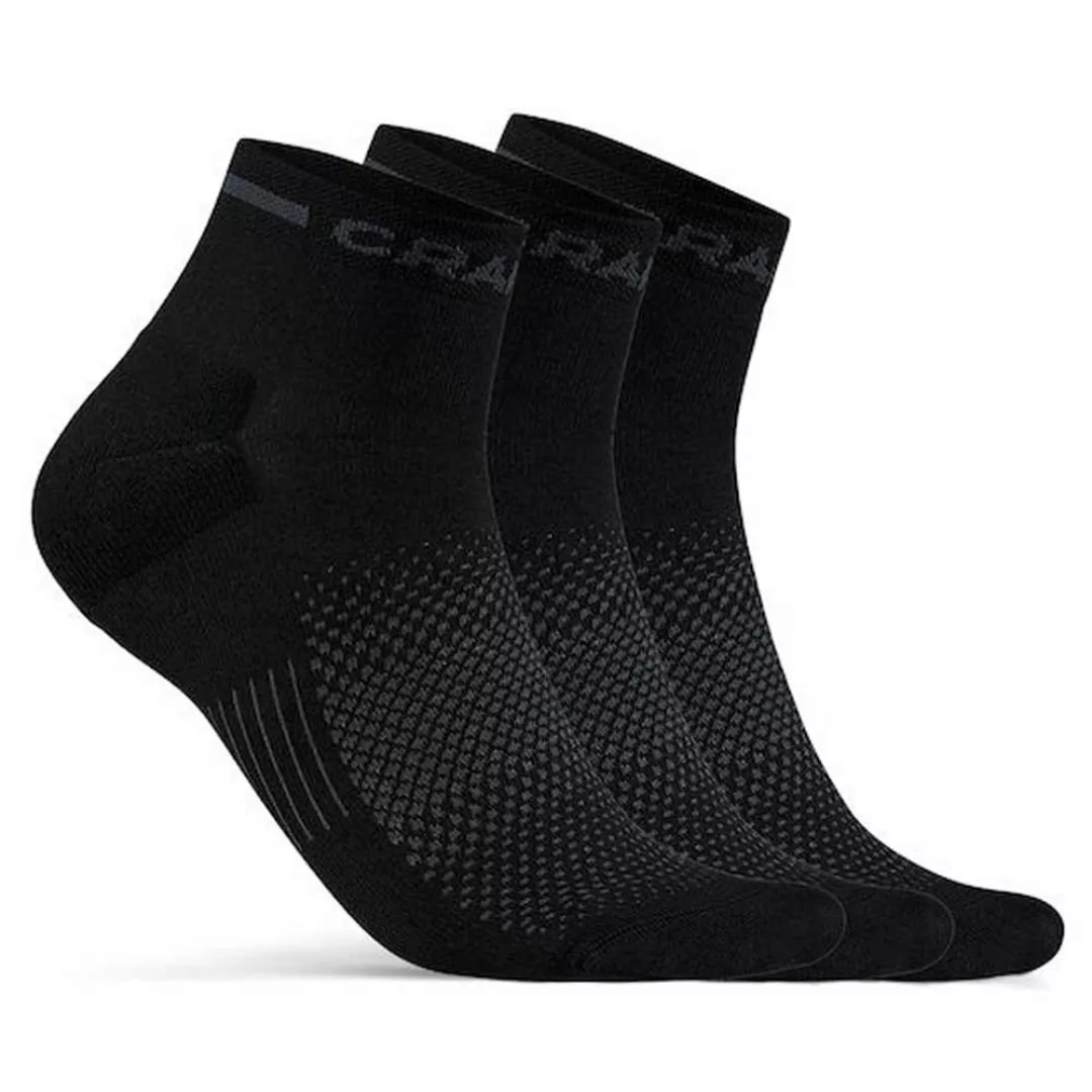Craft Core Dry Mid Socken 3 Paare EU 37-39 Black günstig online kaufen