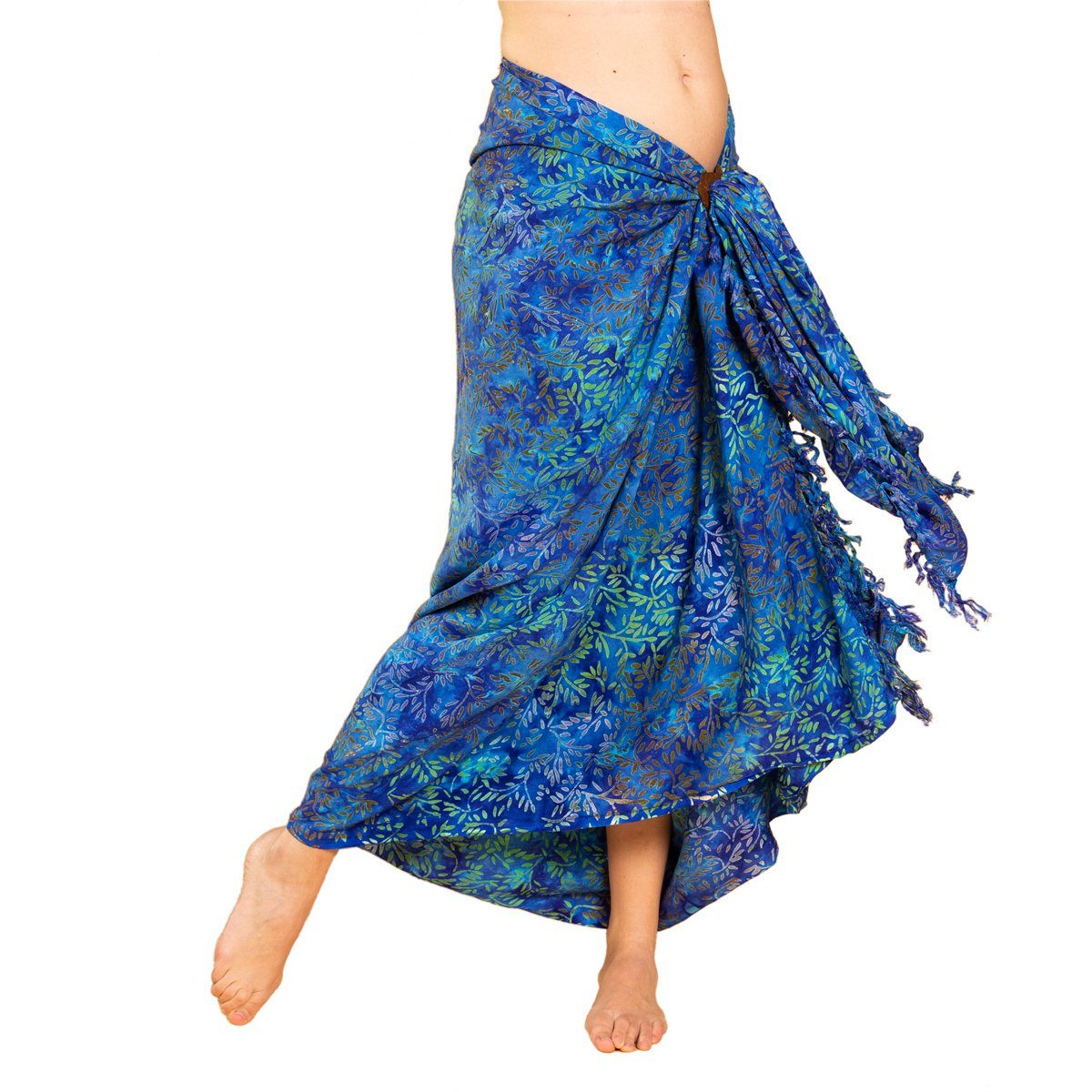 PANASIAM Pareo Sarong Wachsbatik Blautöne aus günstig online kaufen