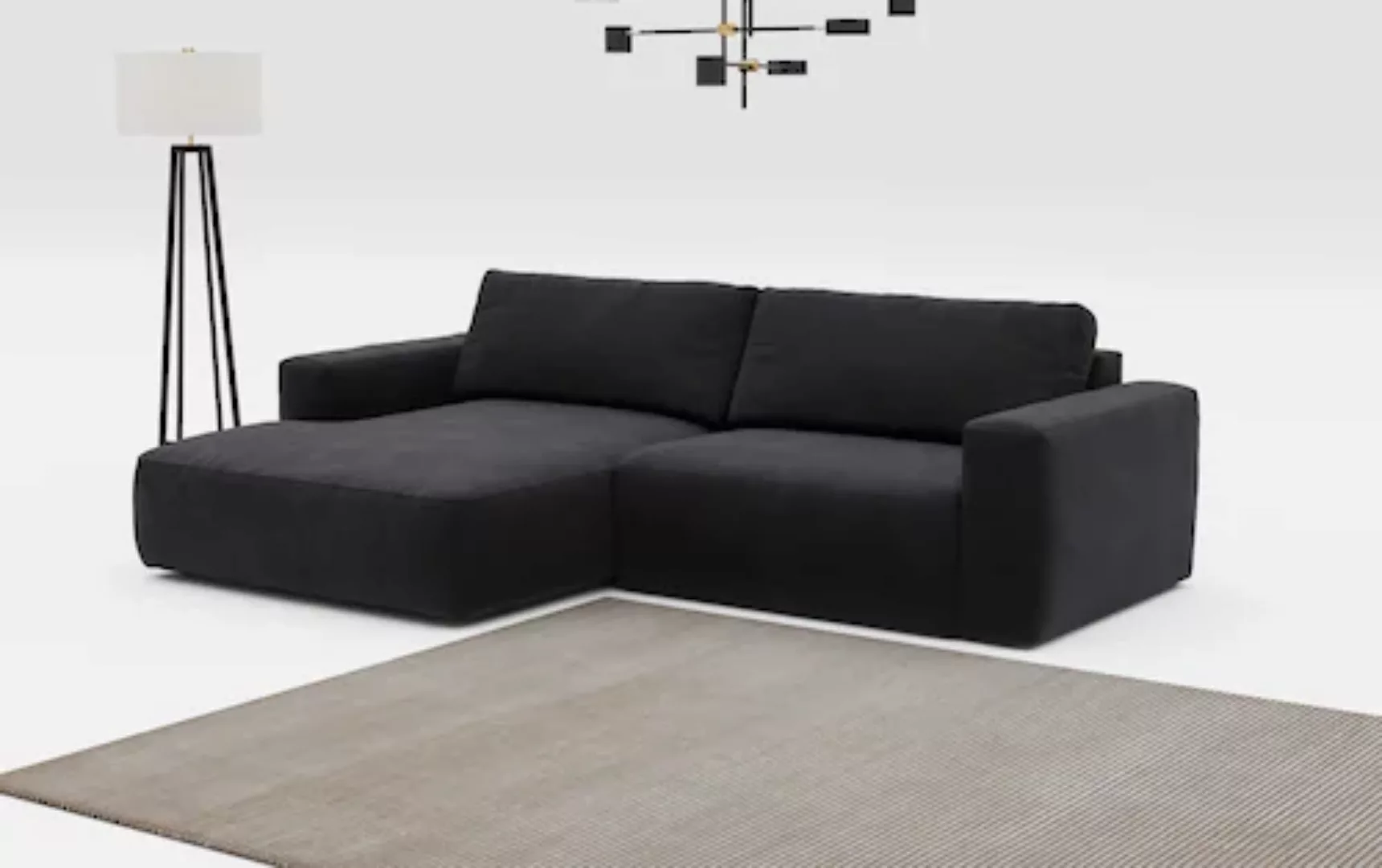 COTTA Ecksofa "Lasso L-Form", mit breiter Recamiere im trendigen Cord oder günstig online kaufen