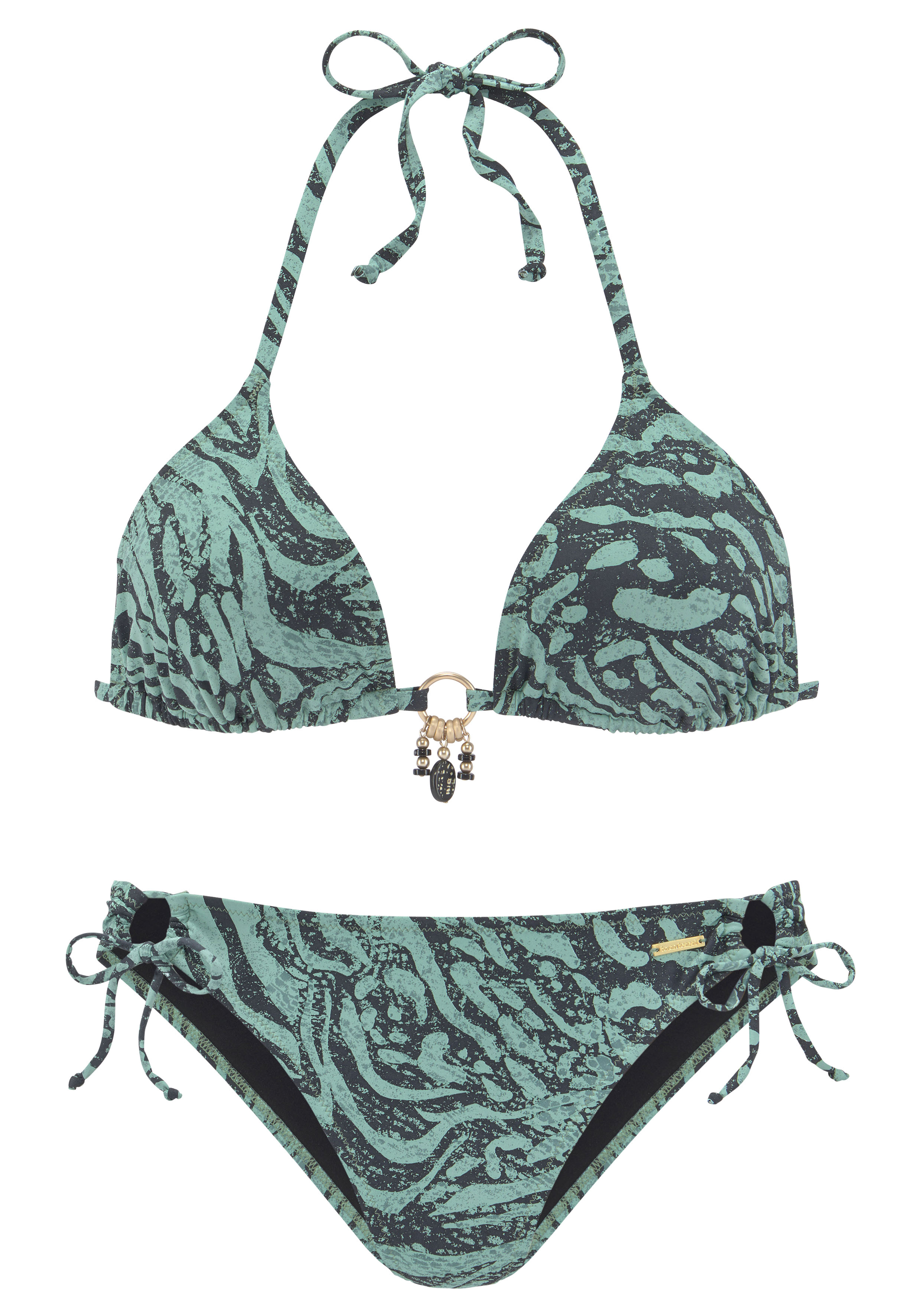 Bruno Banani Triangel-Bikini, in trendigem Animalprint günstig online kaufen