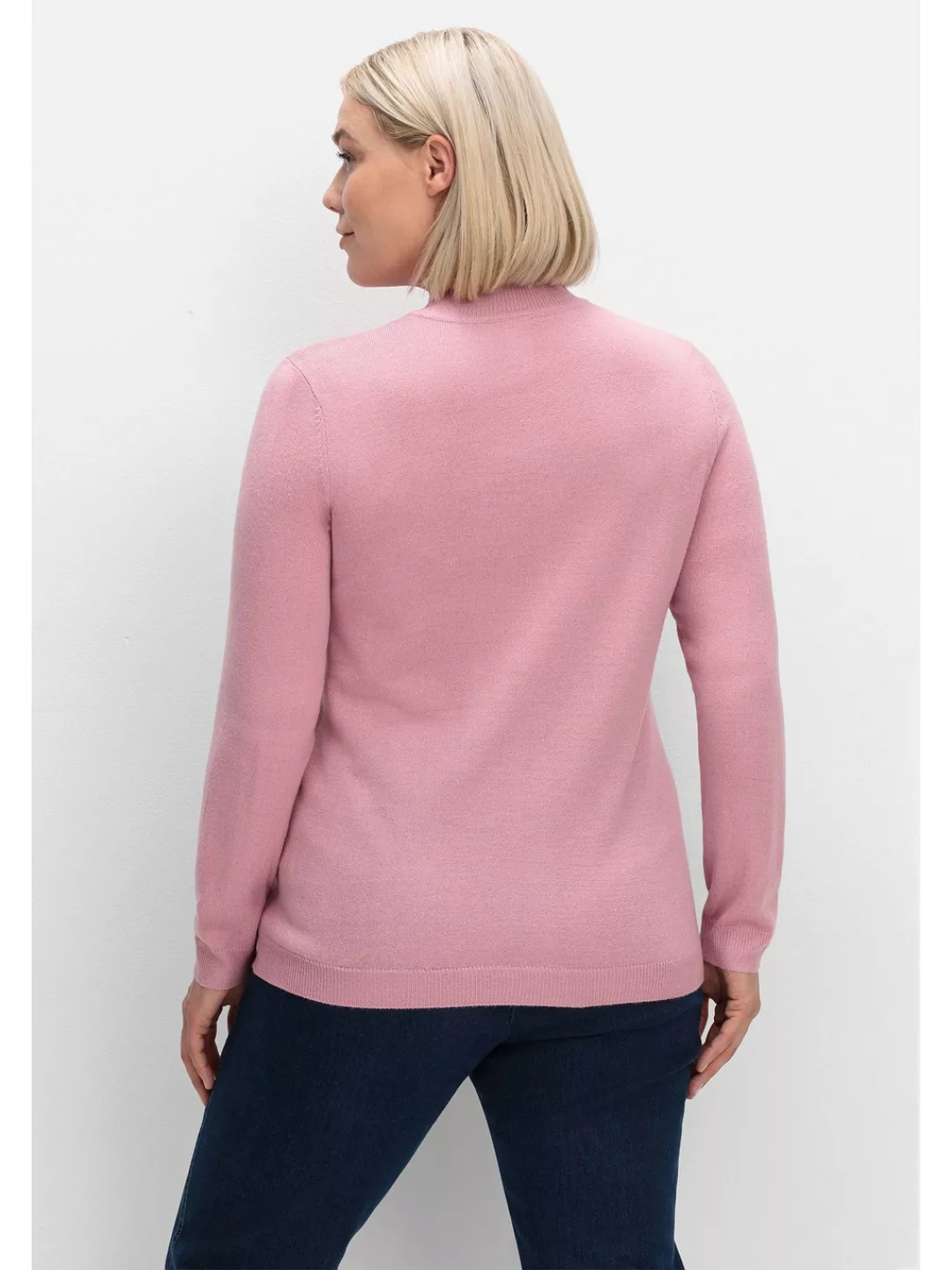 Sheego Stehkragenpullover "Große Größen", in weicher Qualität günstig online kaufen