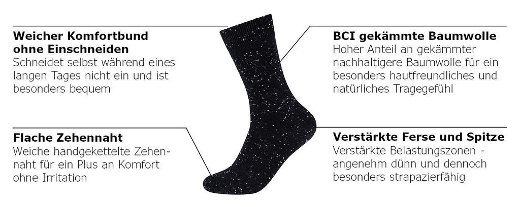Camano Socken, (Packung, 9 Paar) günstig online kaufen