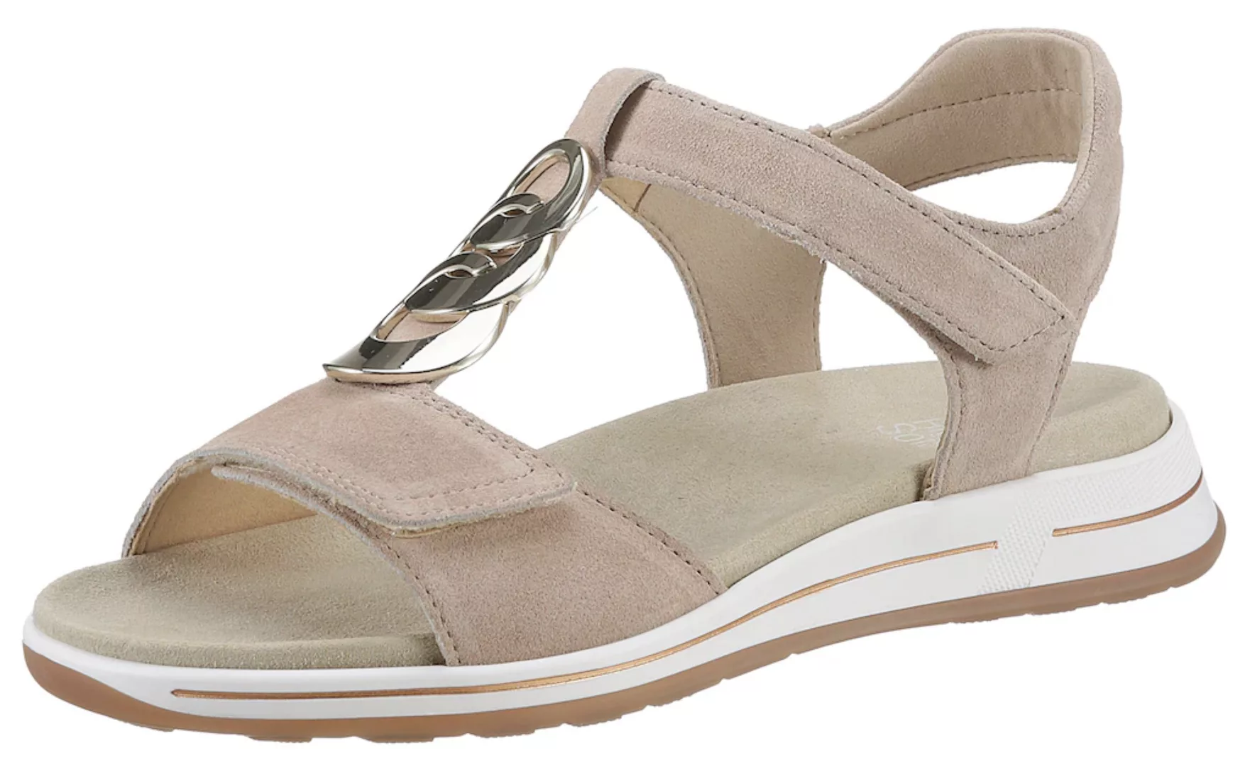 Ara Riemchensandale "OSAKA", Sommerschuh, Sandalette, Keilabsatz, mit Klett günstig online kaufen