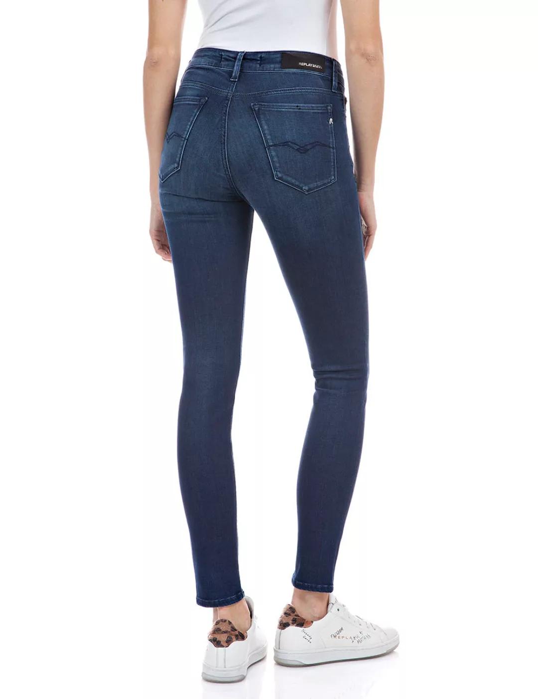 Replay Damen Jeans LUZIEN - Skinny Fit - Blau -Dark Blue günstig online kaufen