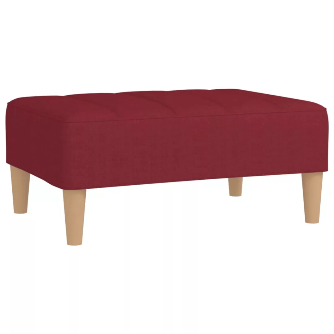 Fußhocker Weinrot 78x56x32 Cm Stoff günstig online kaufen