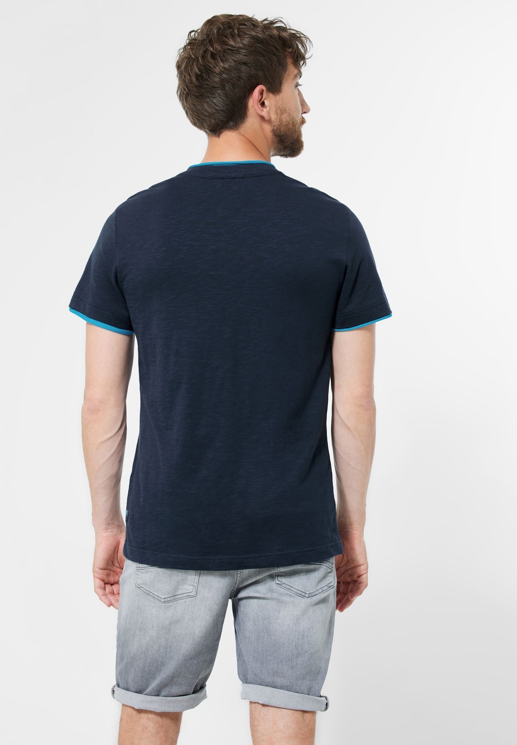 STREET ONE MEN 2-in-1-Shirt, 2in1 Optik günstig online kaufen