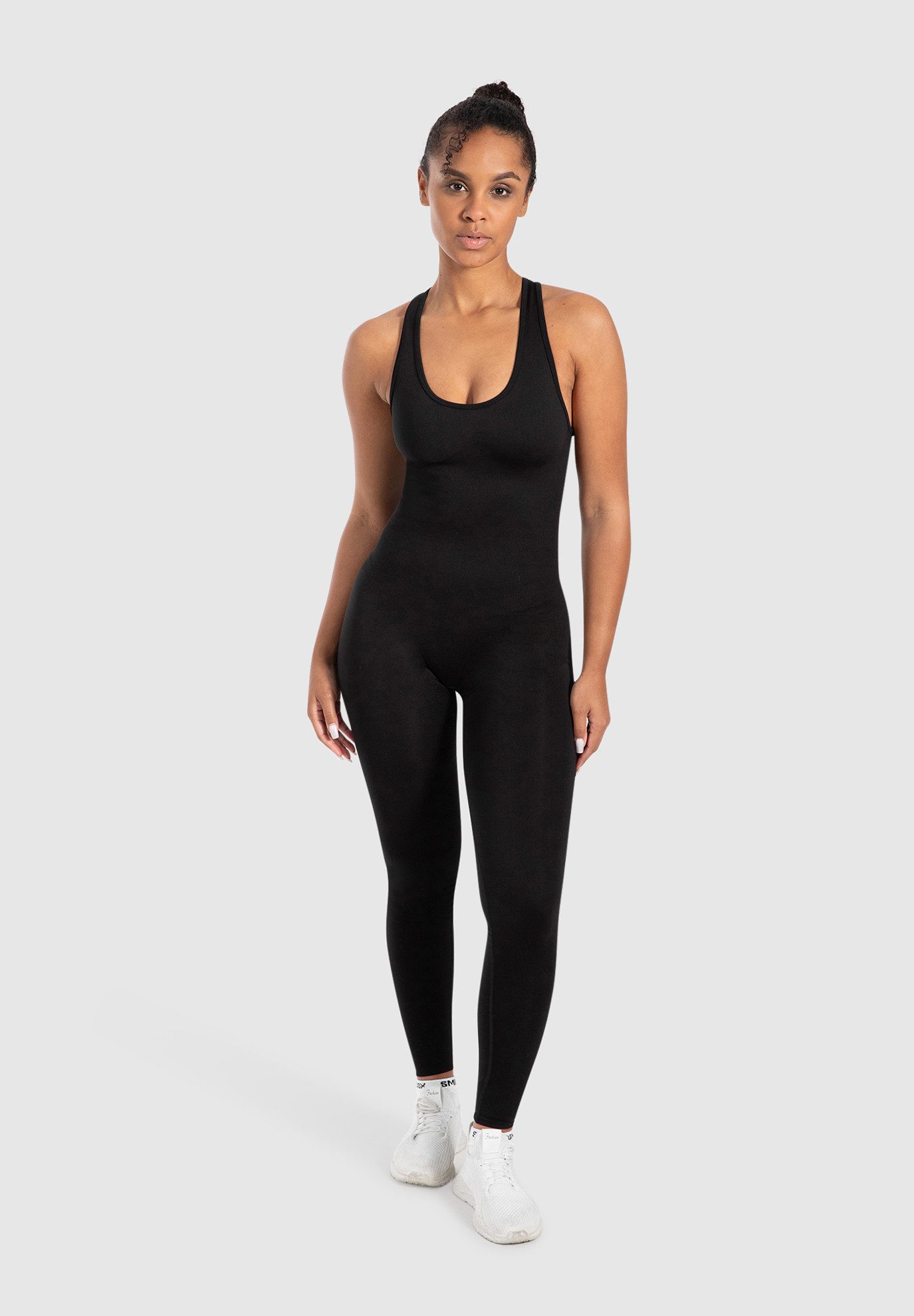 Smilodox Jumpsuit Elsie, Seamless Einteiler, Racerback, günstig online kaufen
