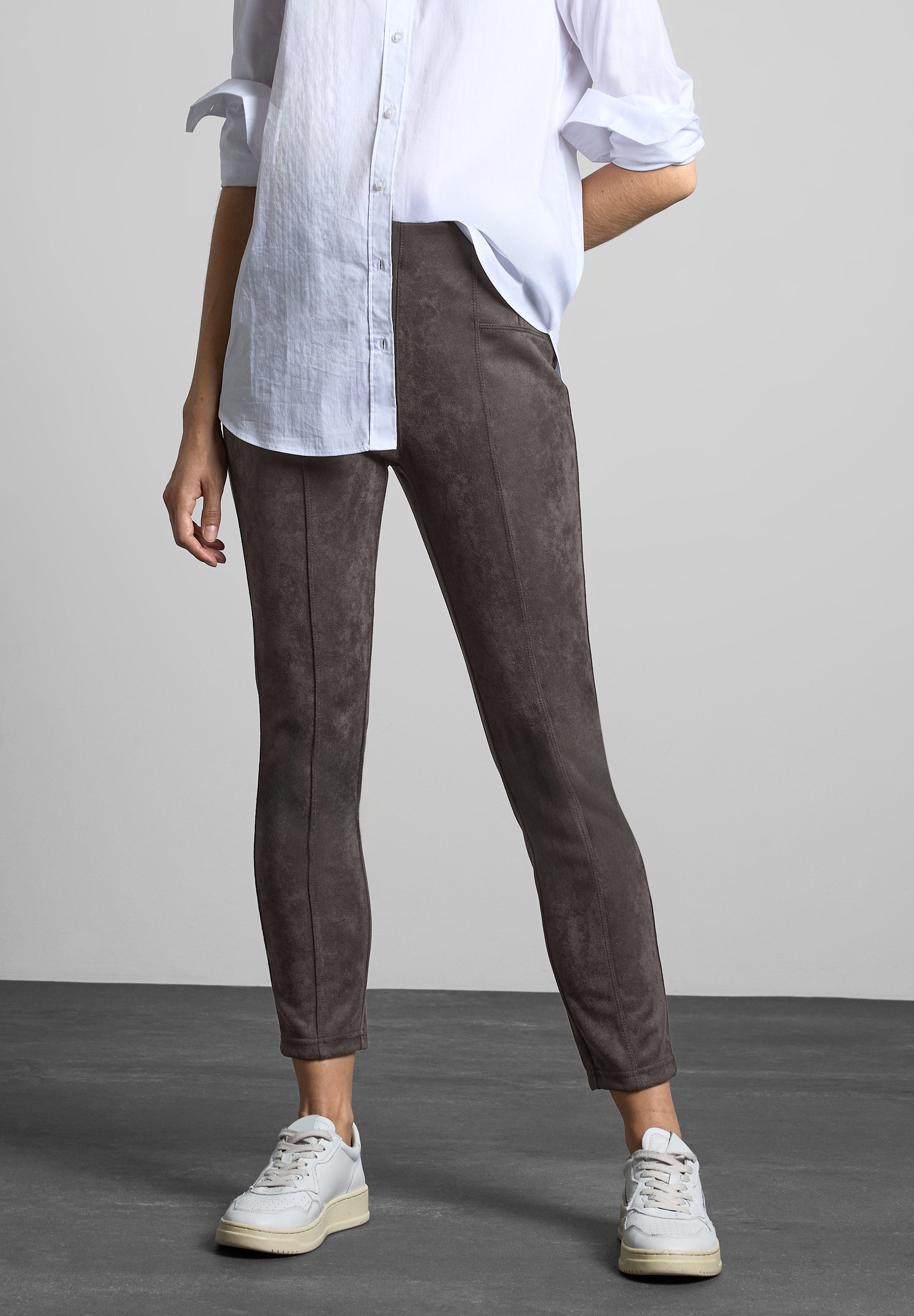 STREET ONE Stoffhose, High Waist günstig online kaufen