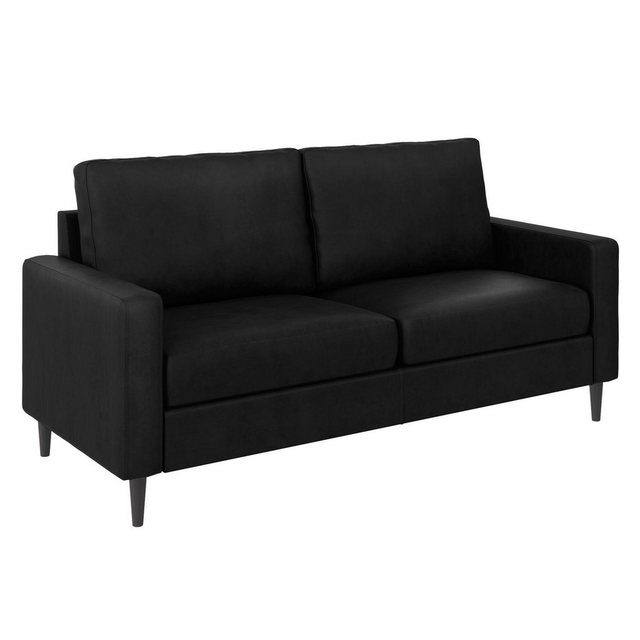 loft24 Sofa Wainwright, Couch, 3-Sitzer, Bezug in Lederoptik, Länge 183 cm günstig online kaufen