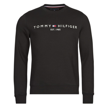Tommy Hilfiger – Klassisches Sweatshirt mit Logo in Schwarz günstig online kaufen