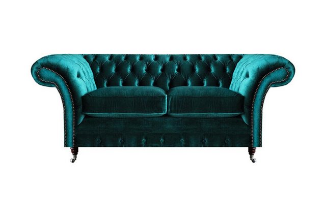 Xlmoebel Sofa Zweisitzer Sofa in Grün mit Chesterfield Design für die Einri günstig online kaufen