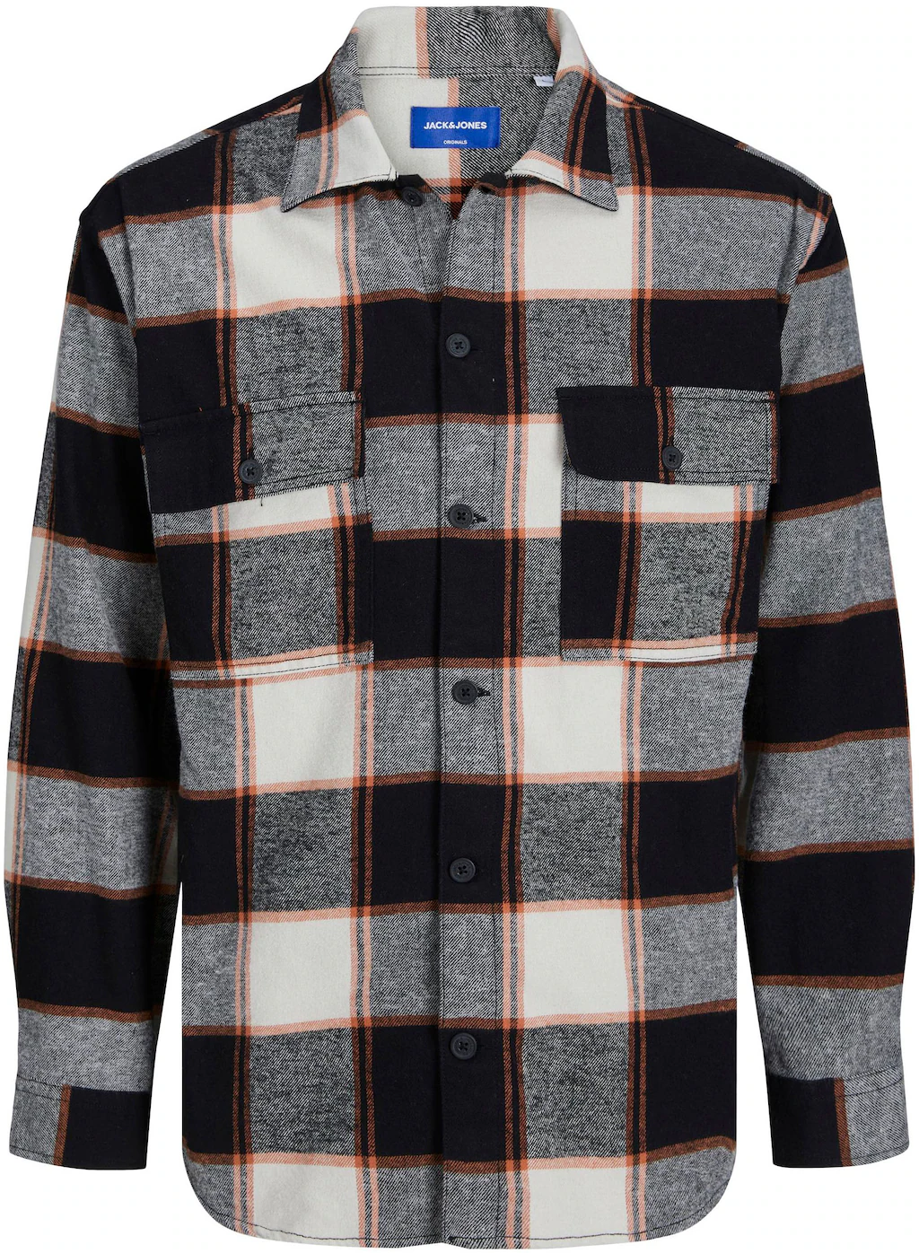 Jack & Jones PlusSize Langarmhemd JORBLAFRI CHECK OVERSHIRT LS PLS mit Brus günstig online kaufen