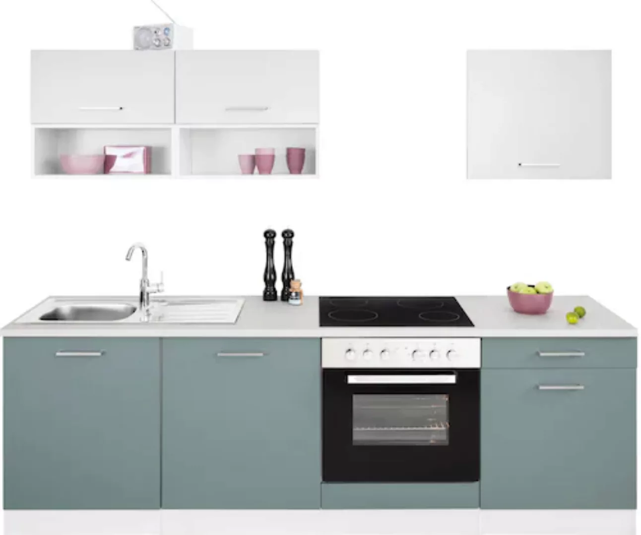 HELD MÖBEL Küchenzeile "Visby", ohne E-Geräte, Breite 240 cm günstig online kaufen