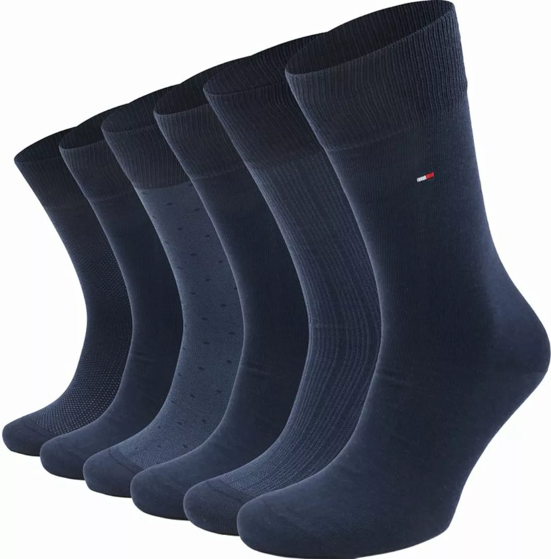 Tommy Hilfiger Socken "TH MEN SOCK 6P TIN GIFTBOX BIRDSEYE", (Box, 6 Paar), günstig online kaufen