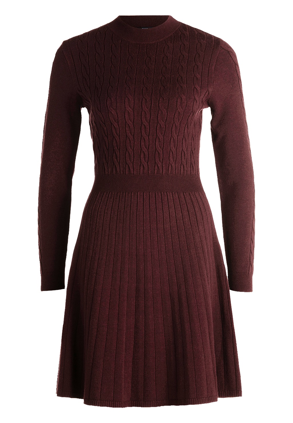 Zero Strickkleid "zero Damen Strickkleid mit Zopfmuster", strukturiert günstig online kaufen