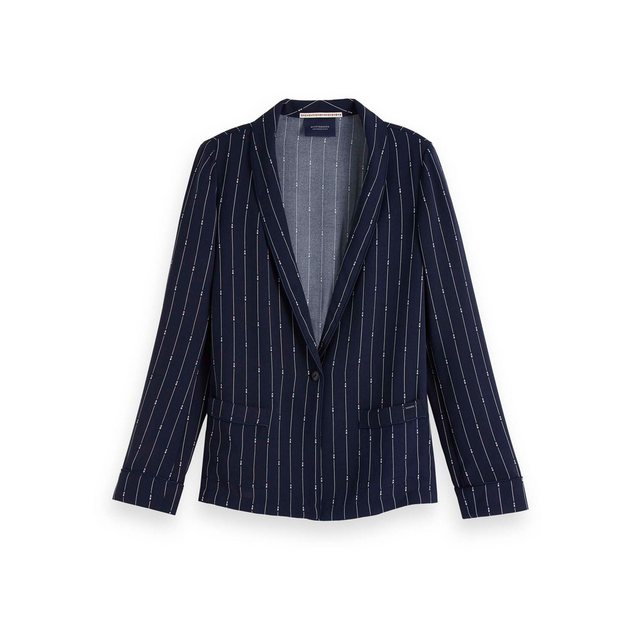 Maison Scotch Allwetterjacke Maison Scotch Damen Blazer Drapey Pin Stripe 1 günstig online kaufen