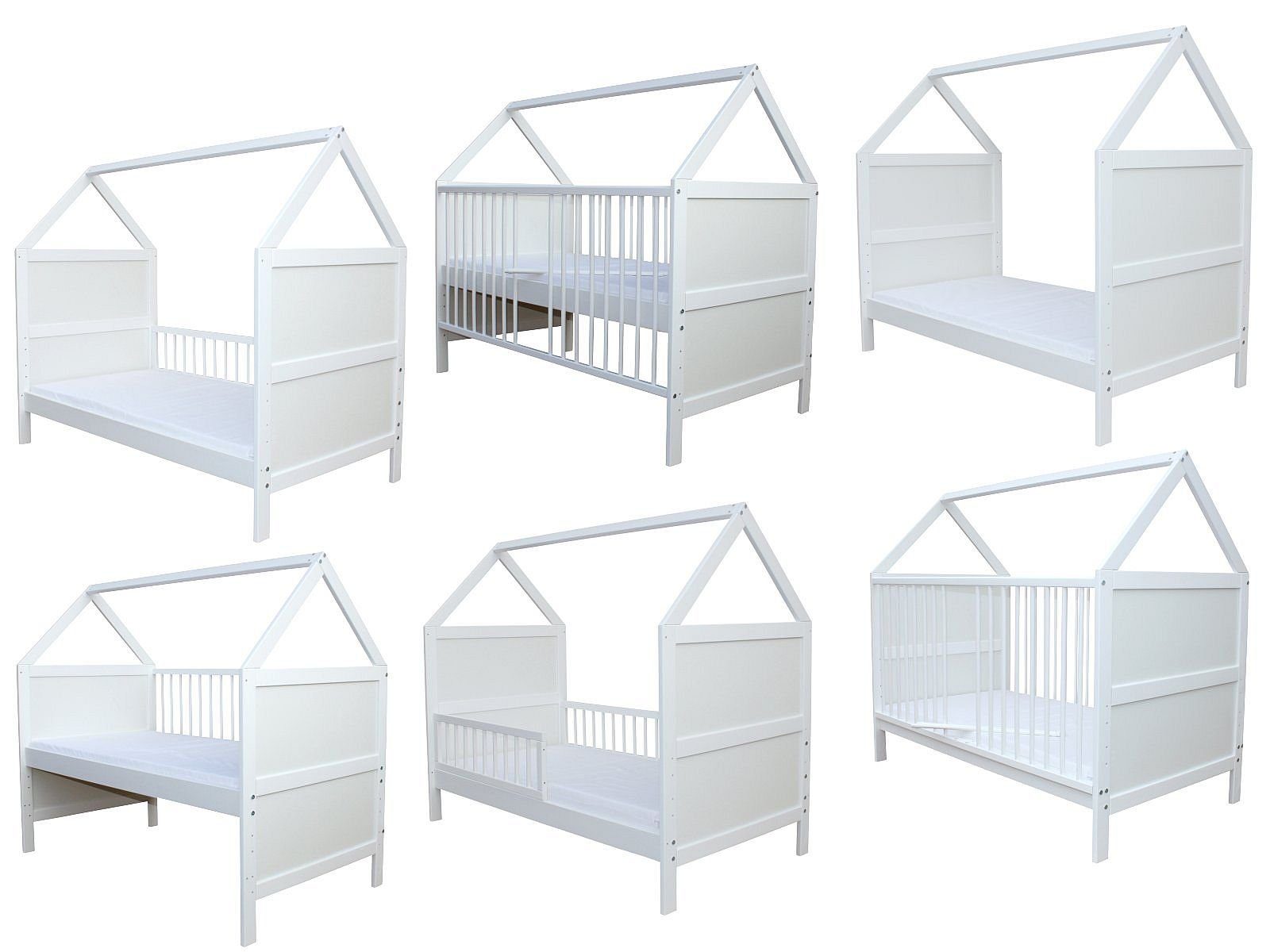 Micoland Kinderbett Babybett Kinderbett Juniorbett Haus günstig online kaufen