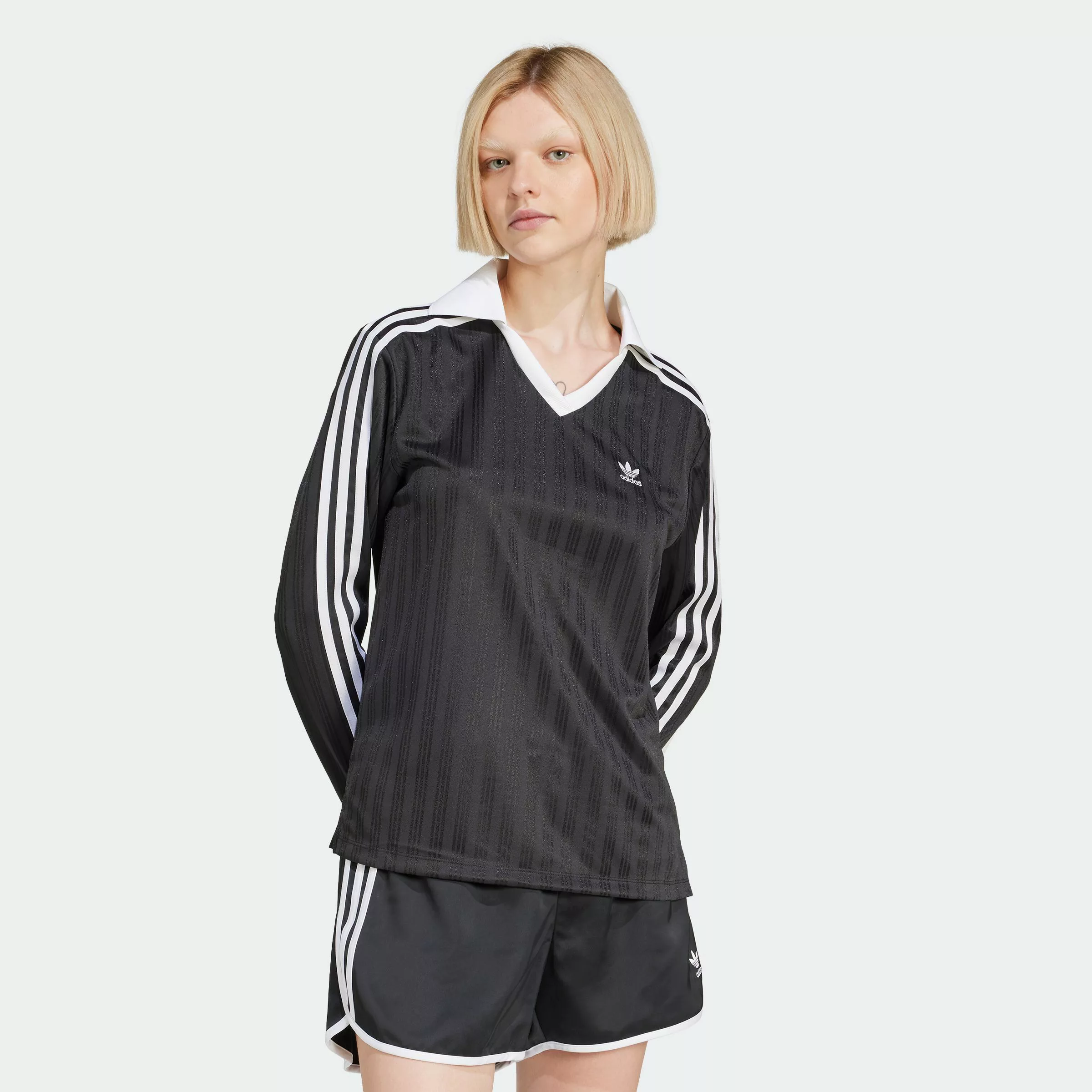 adidas Originals Poloshirt "V-NECK LS TEE" günstig online kaufen