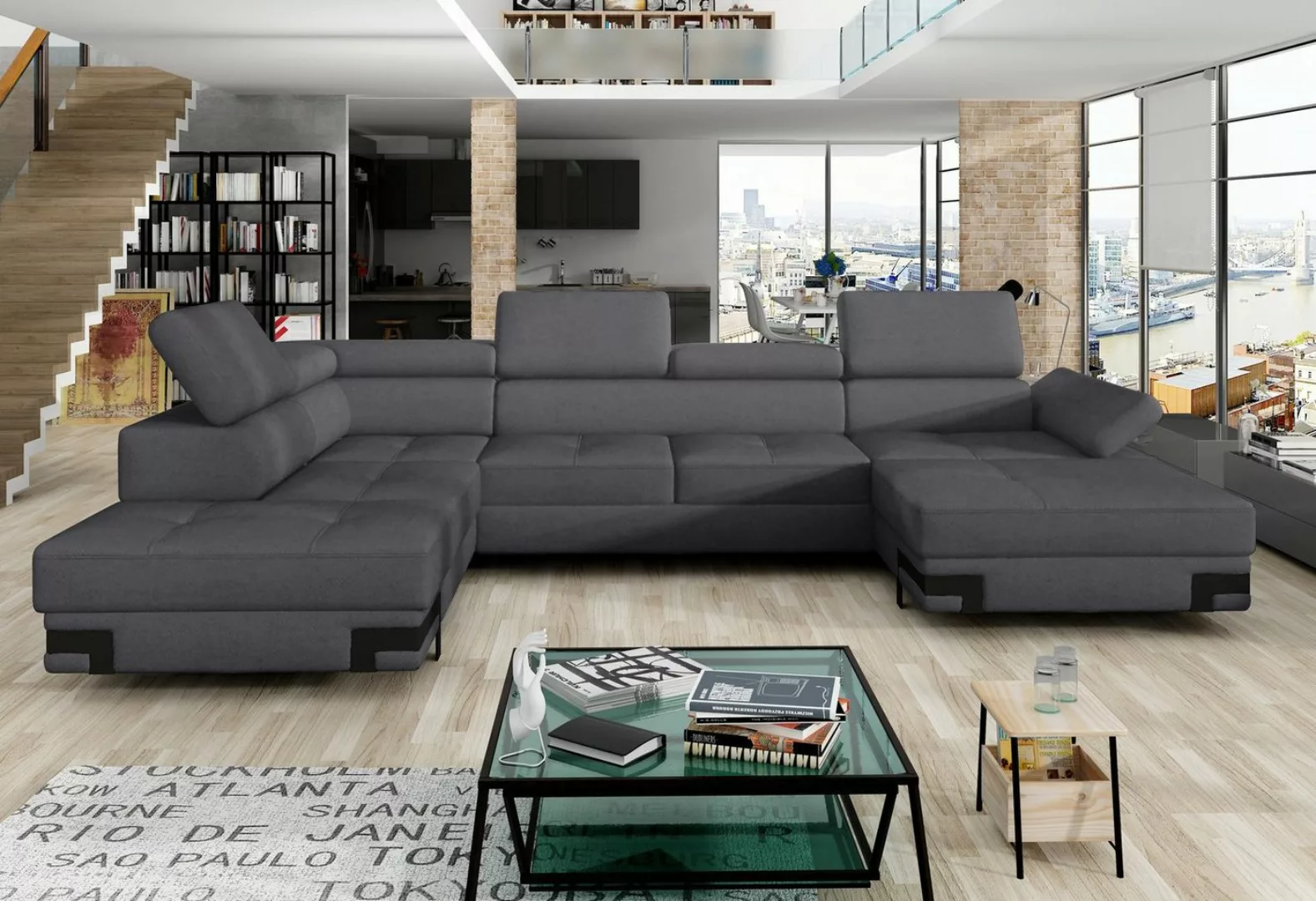 99rooms Wohnlandschaft Rio XL, Sofa, U-Form, Design günstig online kaufen