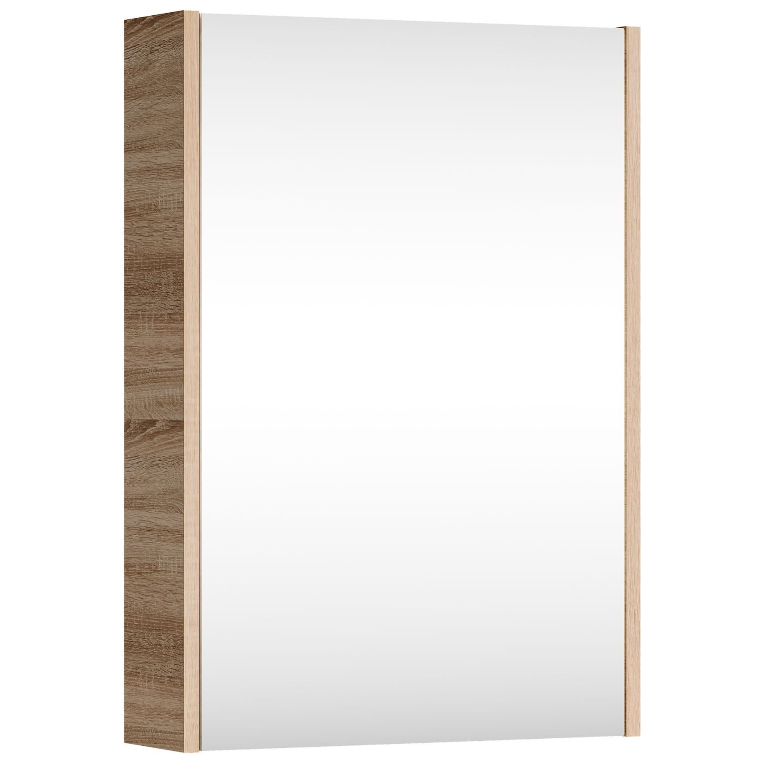 Planetmöbel Badezimmerspiegelschrank Spiegelschrank 50cm (Sonoma Eiche) günstig online kaufen