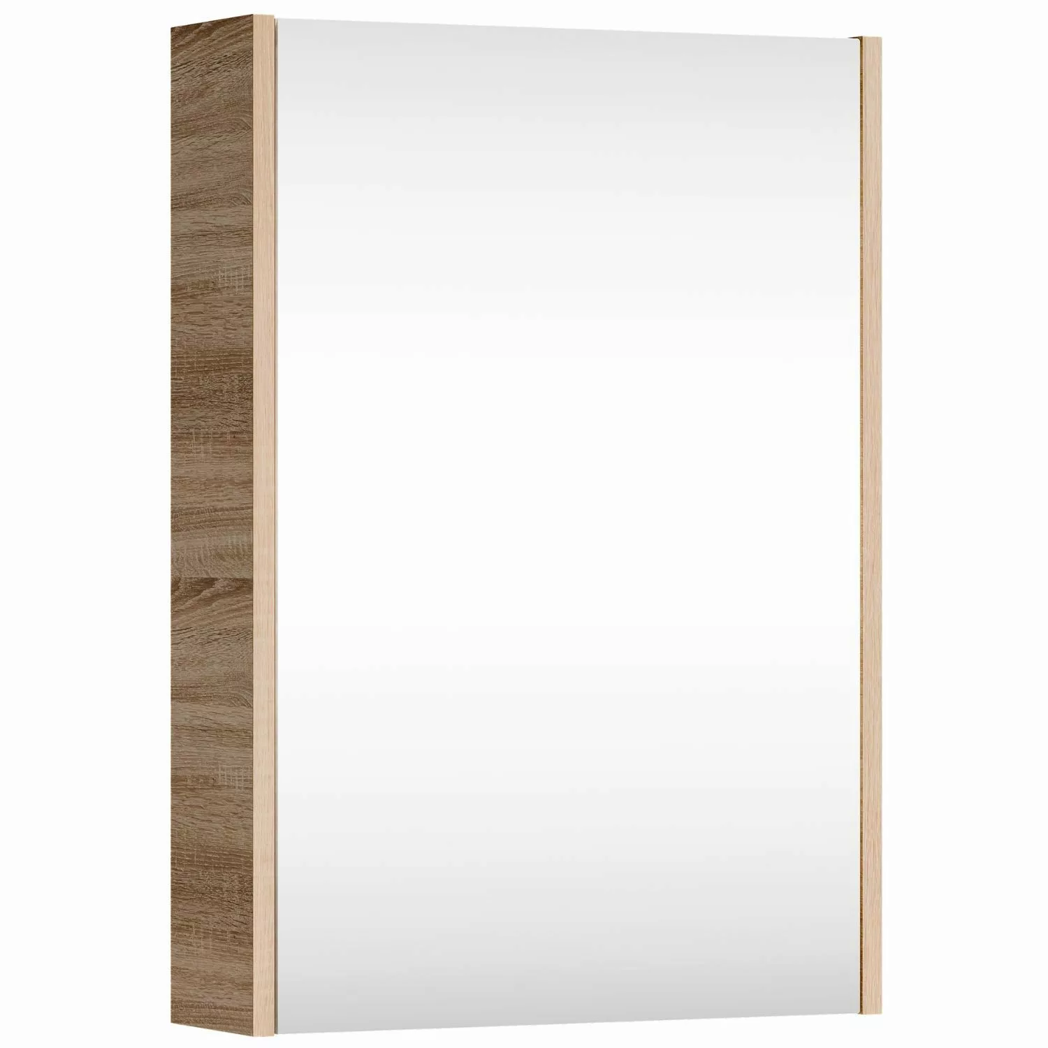 Planetmöbel Badezimmerspiegelschrank Spiegelschrank 50cm (Sonoma Eiche) günstig online kaufen