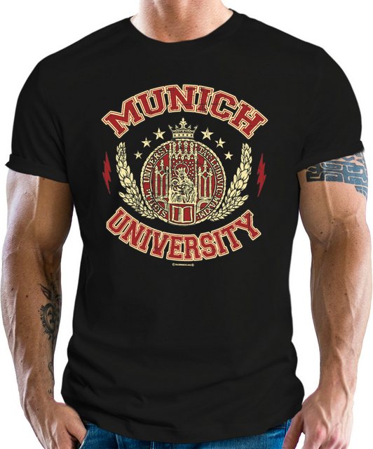 RAHMENLOS® T-Shirt für Studierende und München Fans: Munich University günstig online kaufen