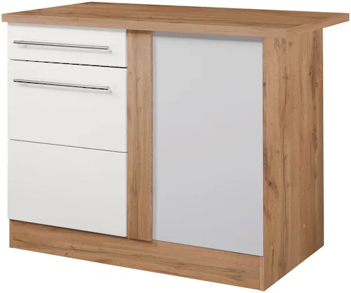 KOCHSTATION Eckunterschrank "KS-Wien", Breite 110 cm günstig online kaufen