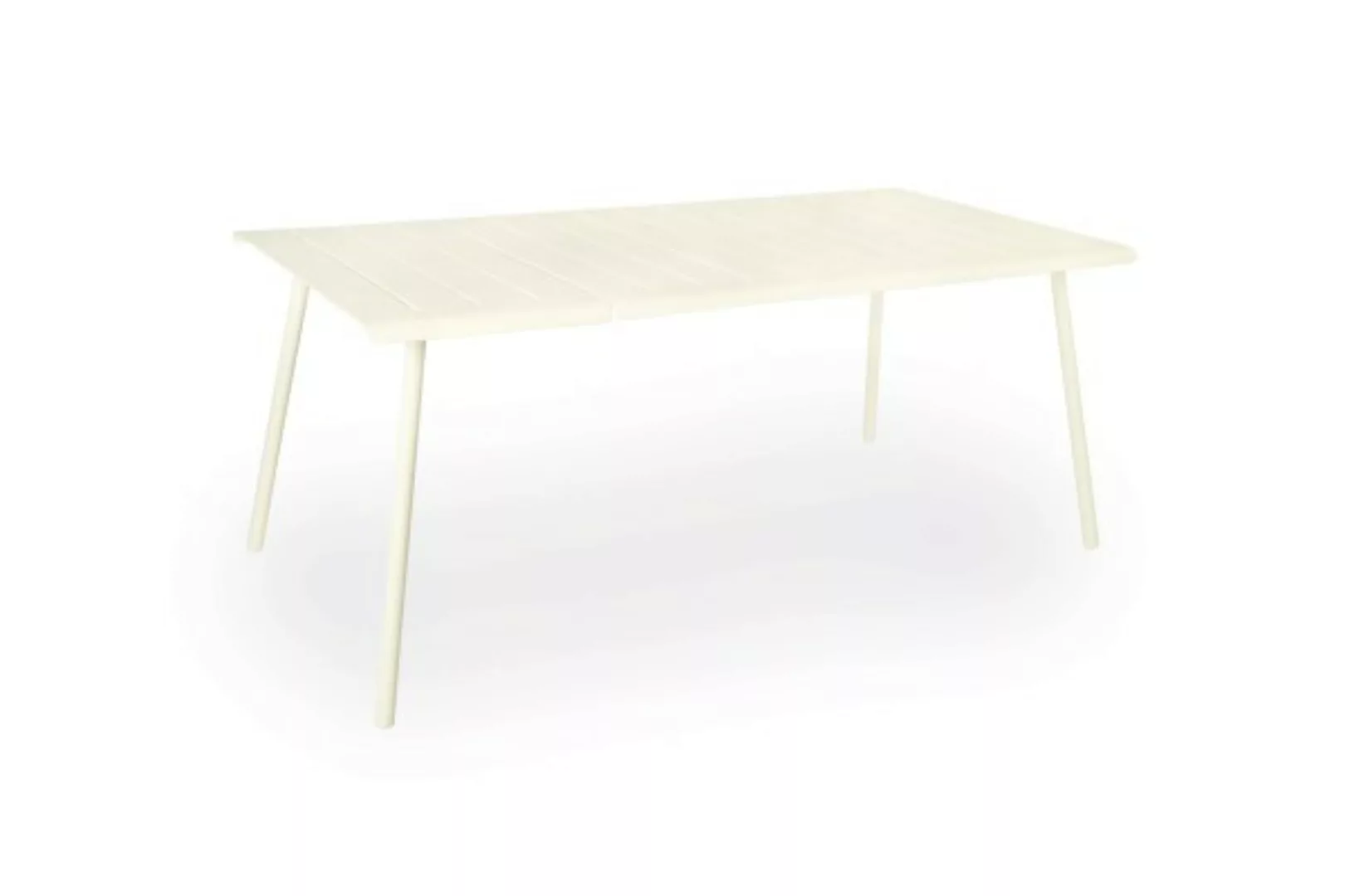 Vapio Outdoortisch Aluminium 180x90x74 cm Creme günstig online kaufen