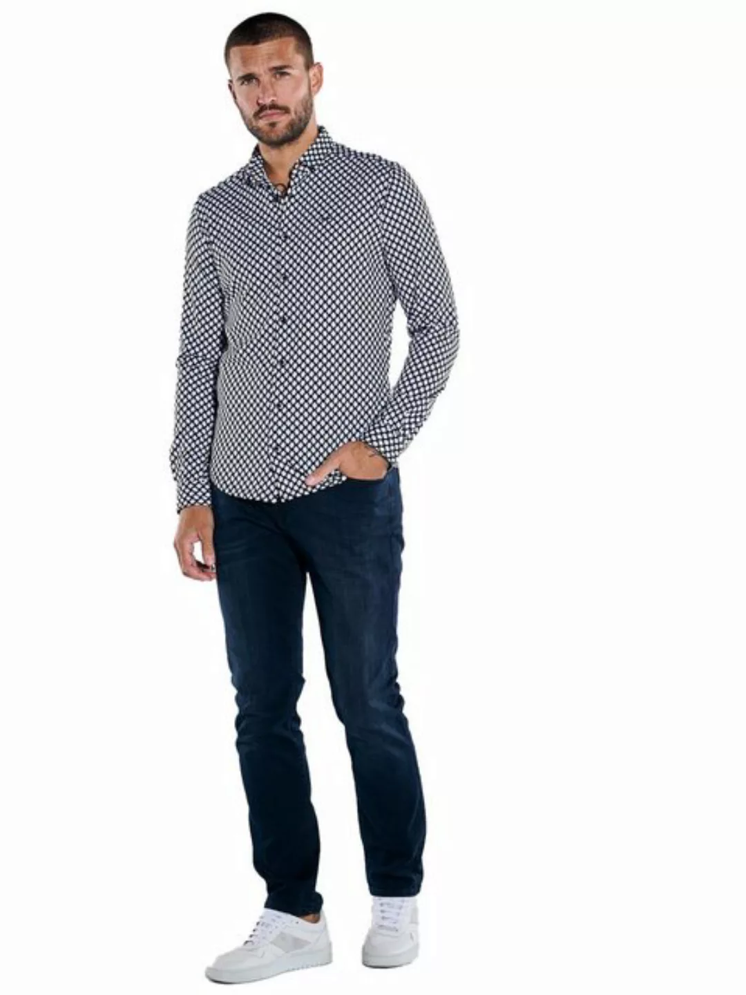 emilio adani Langarmhemd Langarm-Hemd slim fit günstig online kaufen