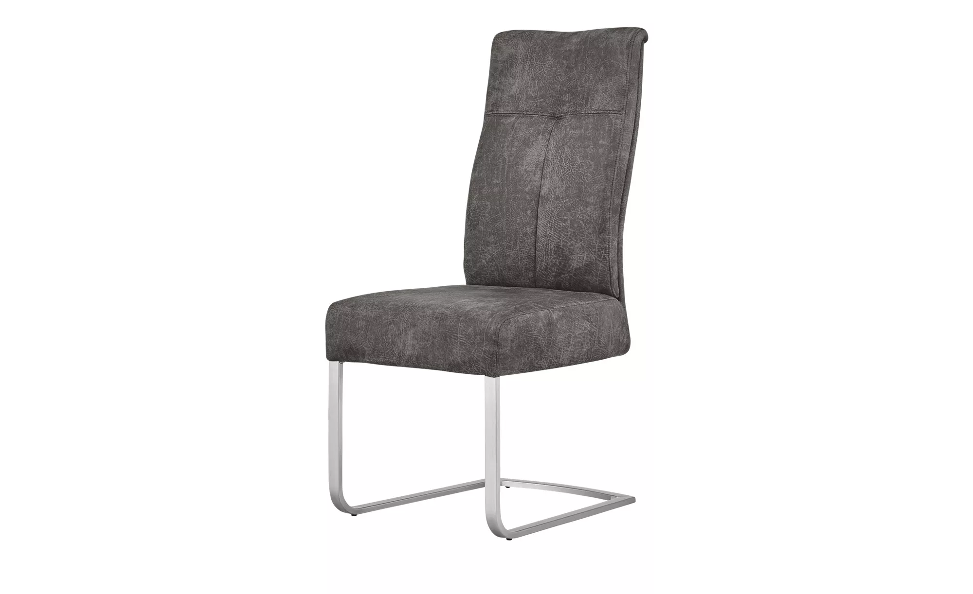 Freischwinger  mit Griff Lenata ¦ grau ¦ Maße (cm): B: 47 H: 104 T: 64.0 St günstig online kaufen