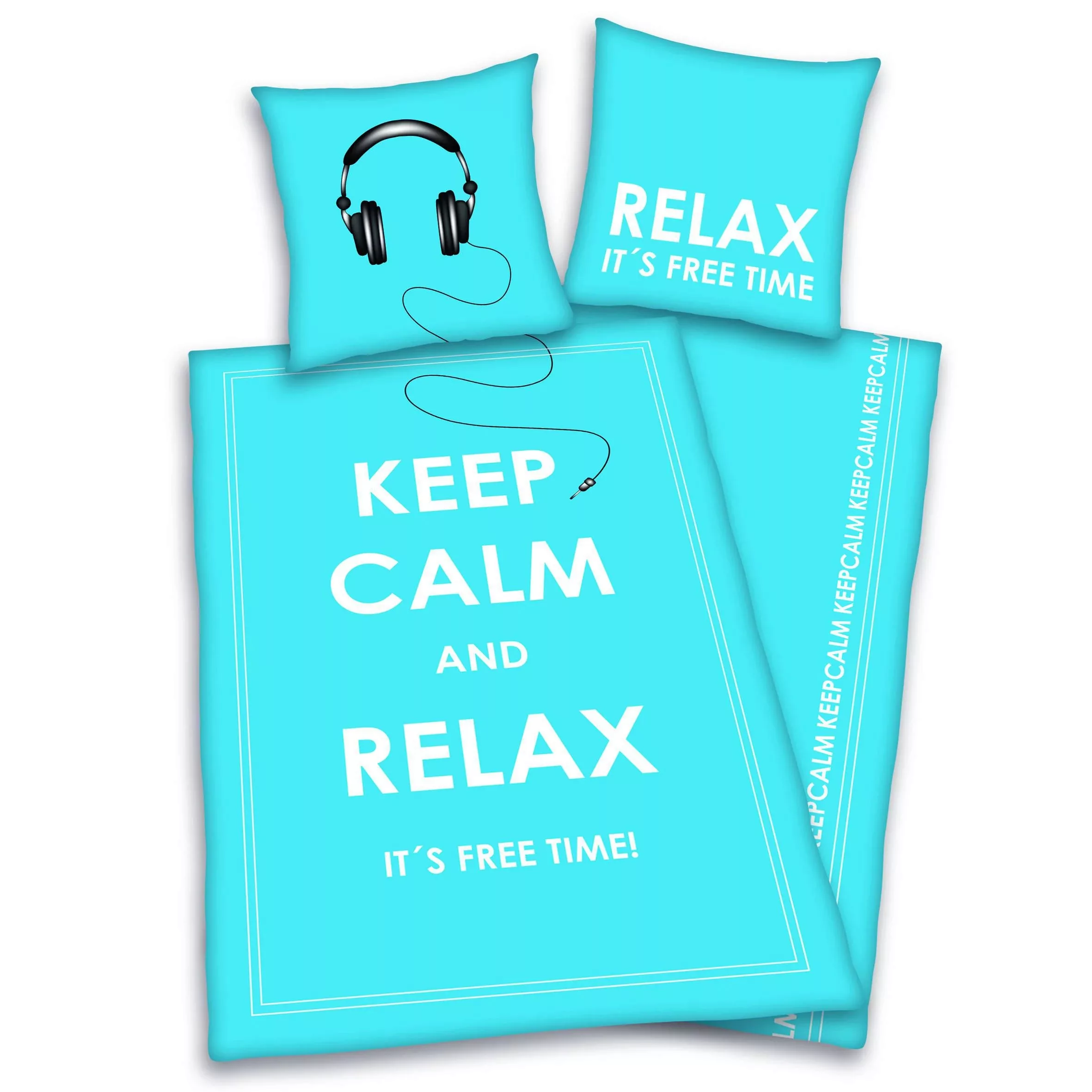 Tiseco Home Studio | Bettbezug Keep calm and relax günstig online kaufen