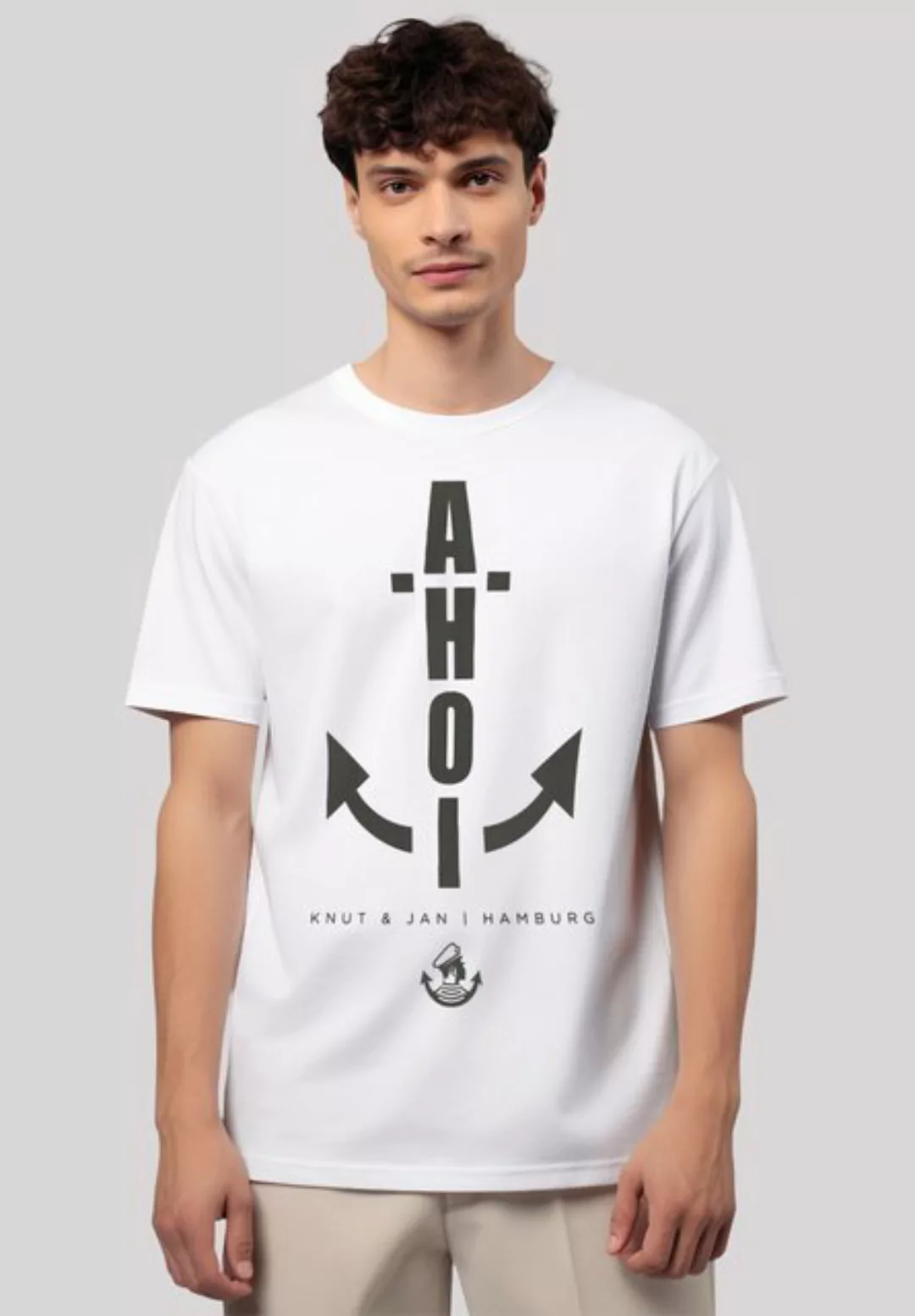 F4NT4STIC T-Shirt "Ahoi Anker Knut & Jan Hamburg", Premium Qualität günstig online kaufen