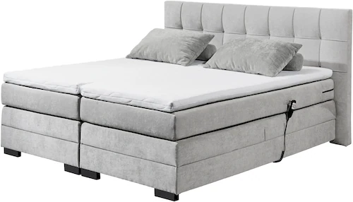 ED EXCITING DESIGN Boxspringbett »Talena«, inkl. Motor und Topper günstig online kaufen