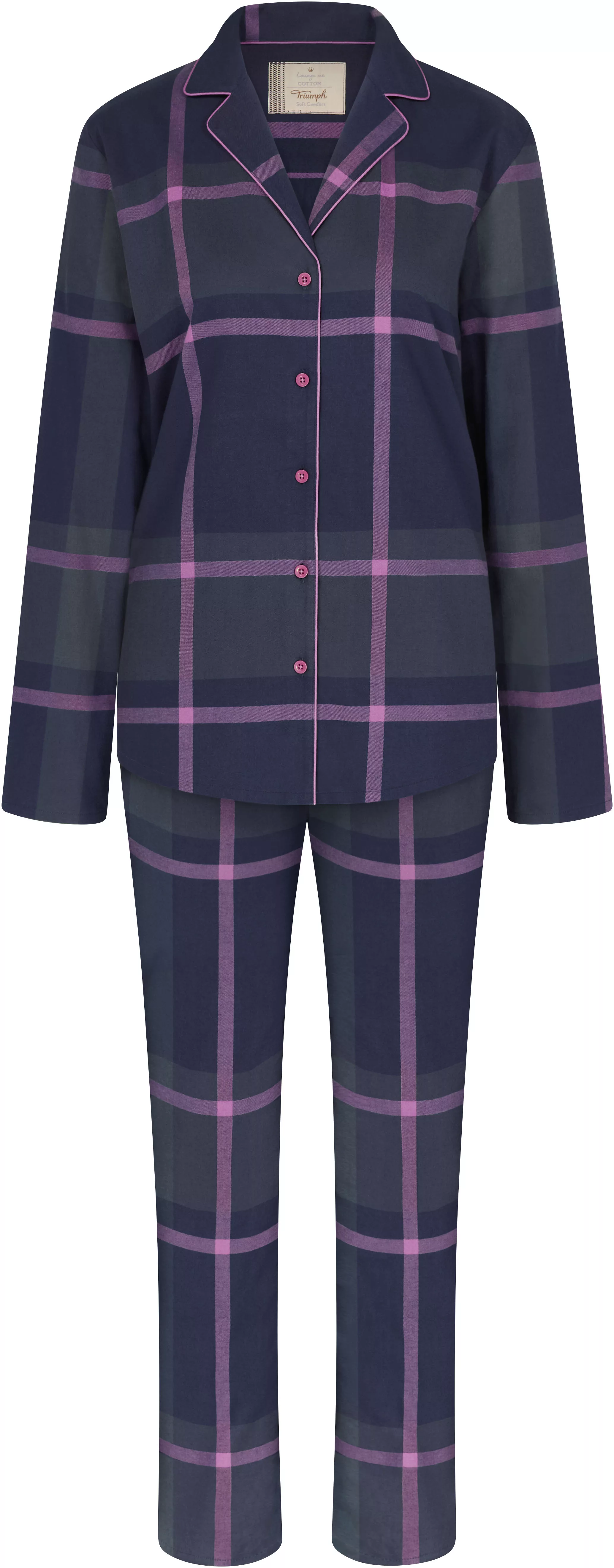 Triumph Schlafanzug "Boyfriend PW X Checks", (Set, 2 tlg.) günstig online kaufen