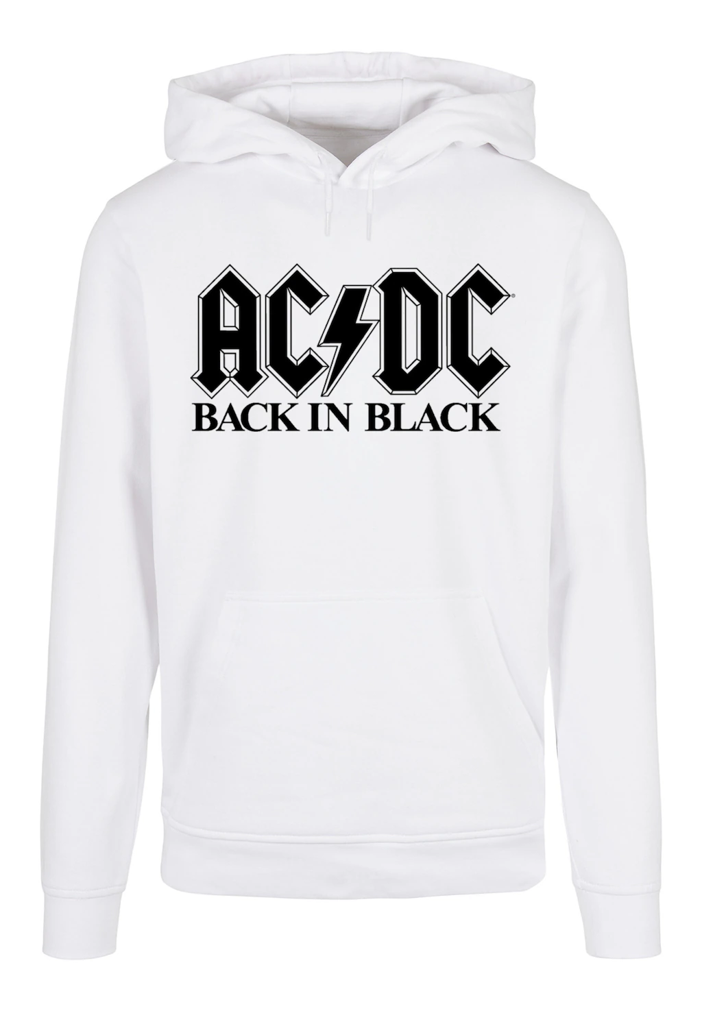 F4NT4STIC Kapuzenpullover "ACDC Rock Band Back In Black Logo", Print günstig online kaufen