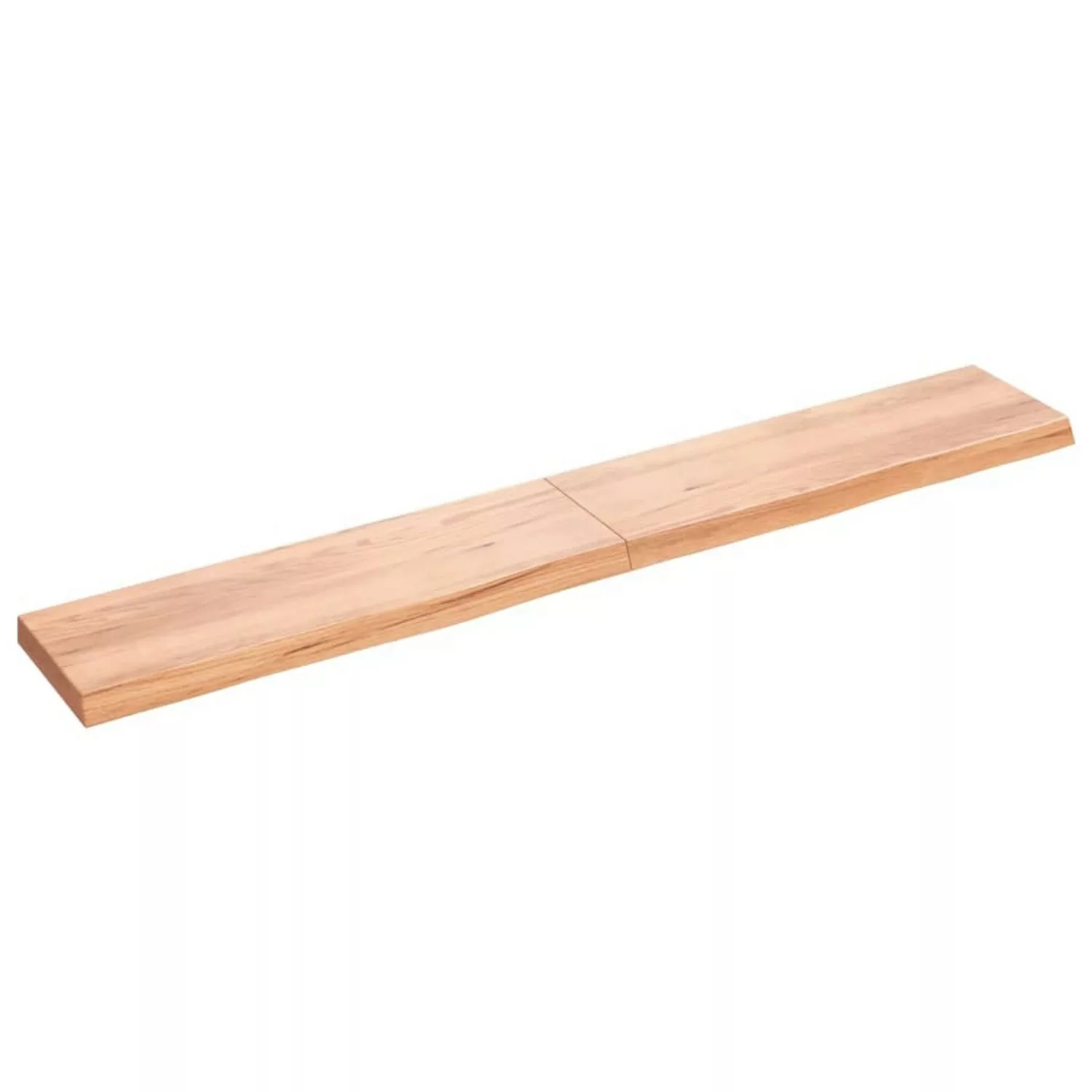 vidaXL Waschtischplatte Hellbraun 200x30x6 cm Massivholz Behandelt günstig online kaufen