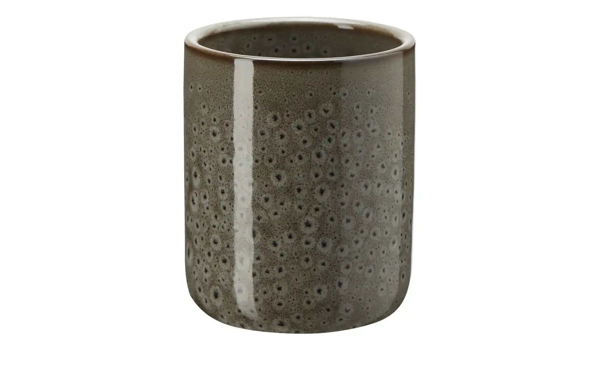 Zahnputzbecher  Oviedo für Gray & Jones ¦ grau ¦ Keramik ¦ Maße (cm): H: 9, günstig online kaufen