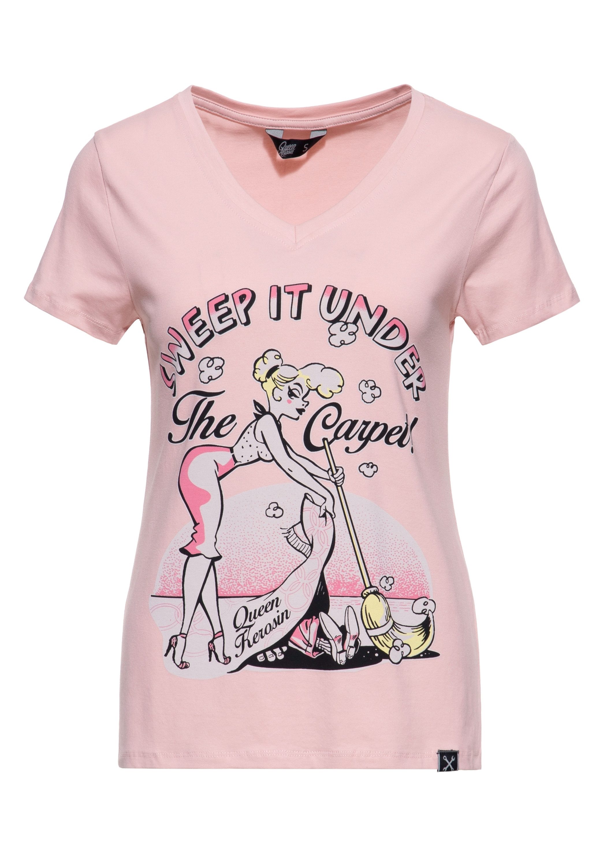 QueenKerosin Print-Shirt Sweep it under the günstig online kaufen