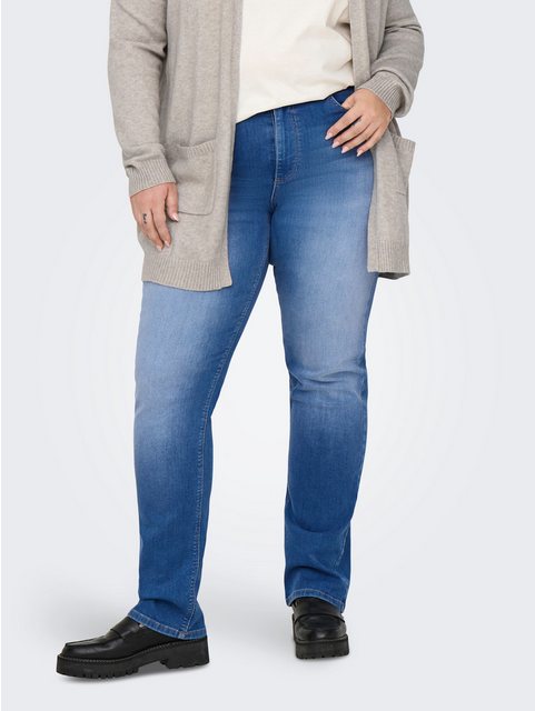 ONLY CARMAKOMA High-waist-Jeans CARWILLY HW STRAIGHT DNM REA12187 NOOS günstig online kaufen