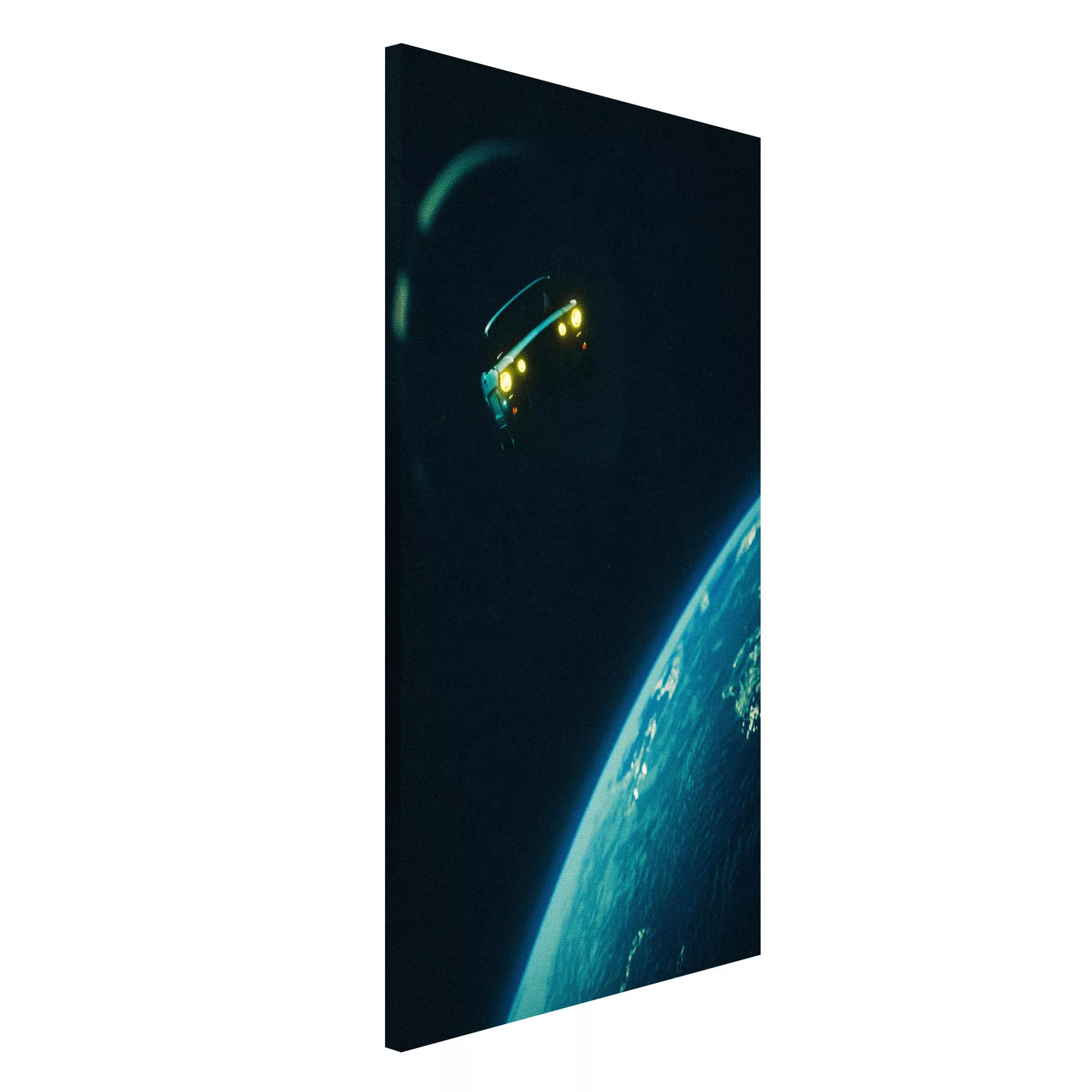 Magnettafel Retro Collage - Road Trip Through Space günstig online kaufen