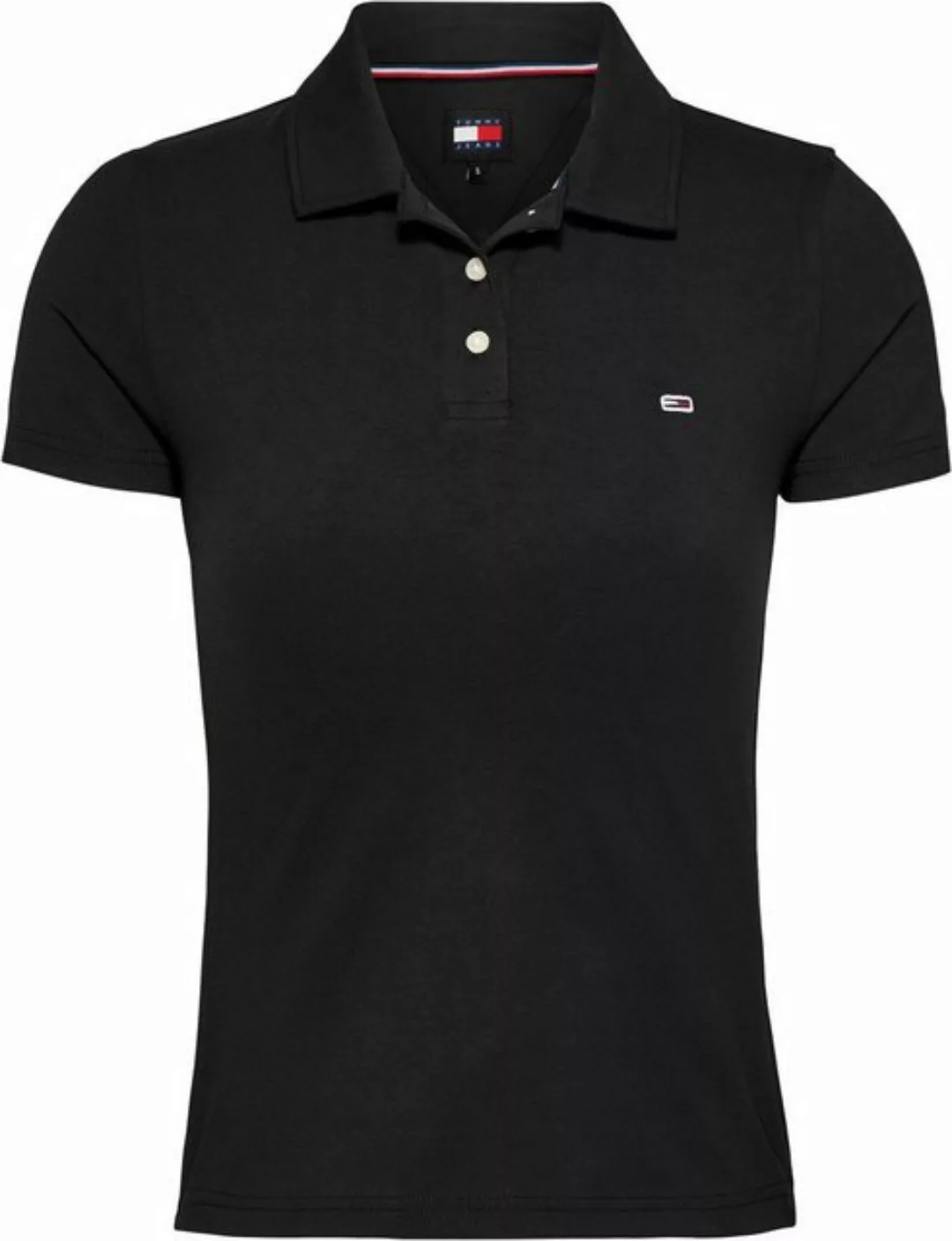 Tommy Jeans Poloshirt mit kurzer Knopfleiste günstig online kaufen