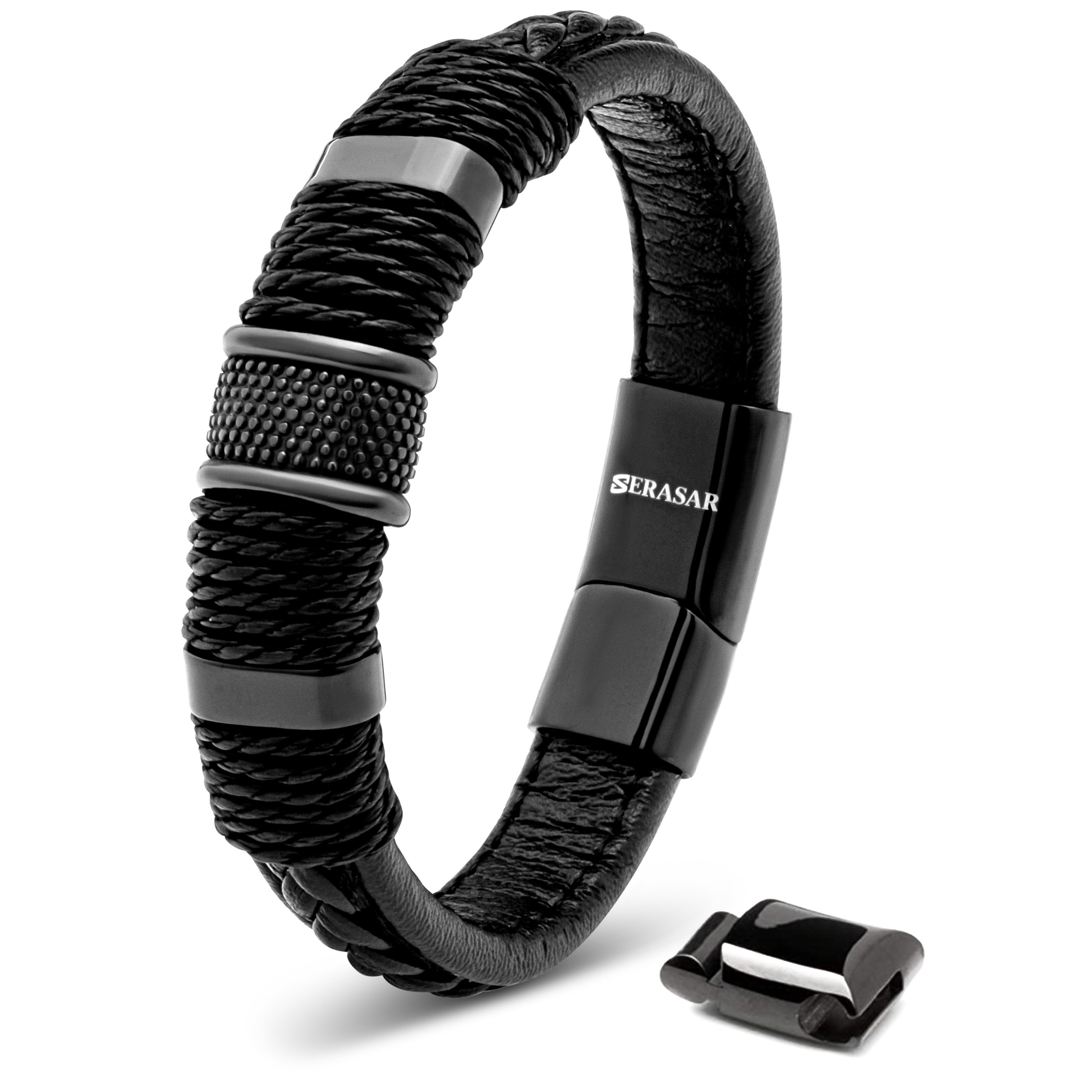 SERASAR Lederarmband Leder Herrenarmband "Spirit" (Klassisch, günstig online kaufen